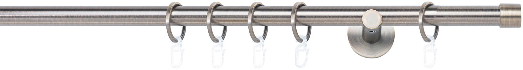 mydeco Gardinenstange »20mm Cap Wandträger 6,5 cm«, 1 läufig-läufig, Fixmaß günstig online kaufen