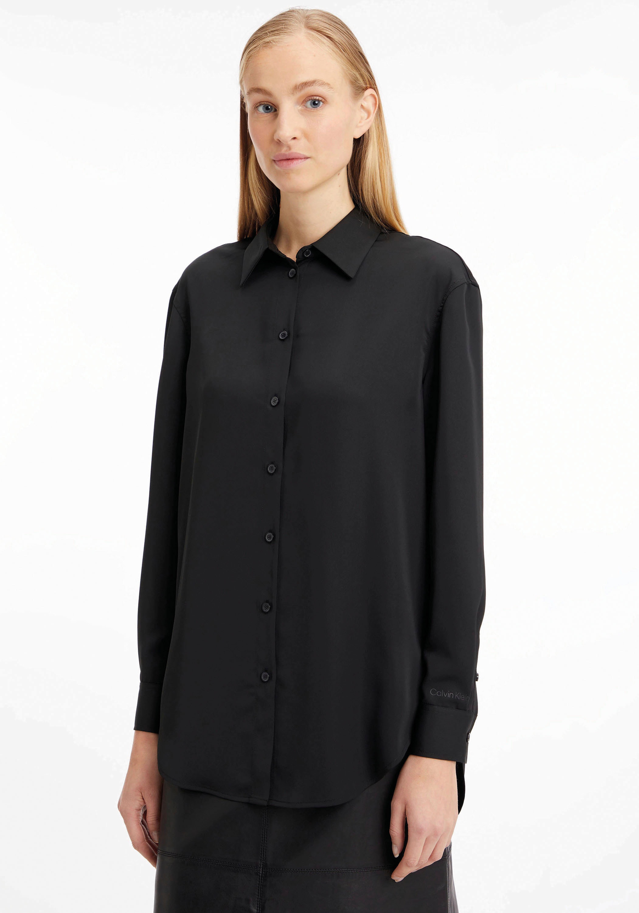 Calvin Klein im CDC »RECYCLED SHIRT«, kaufen Vokuhila-Style RELAXED Hemdbluse