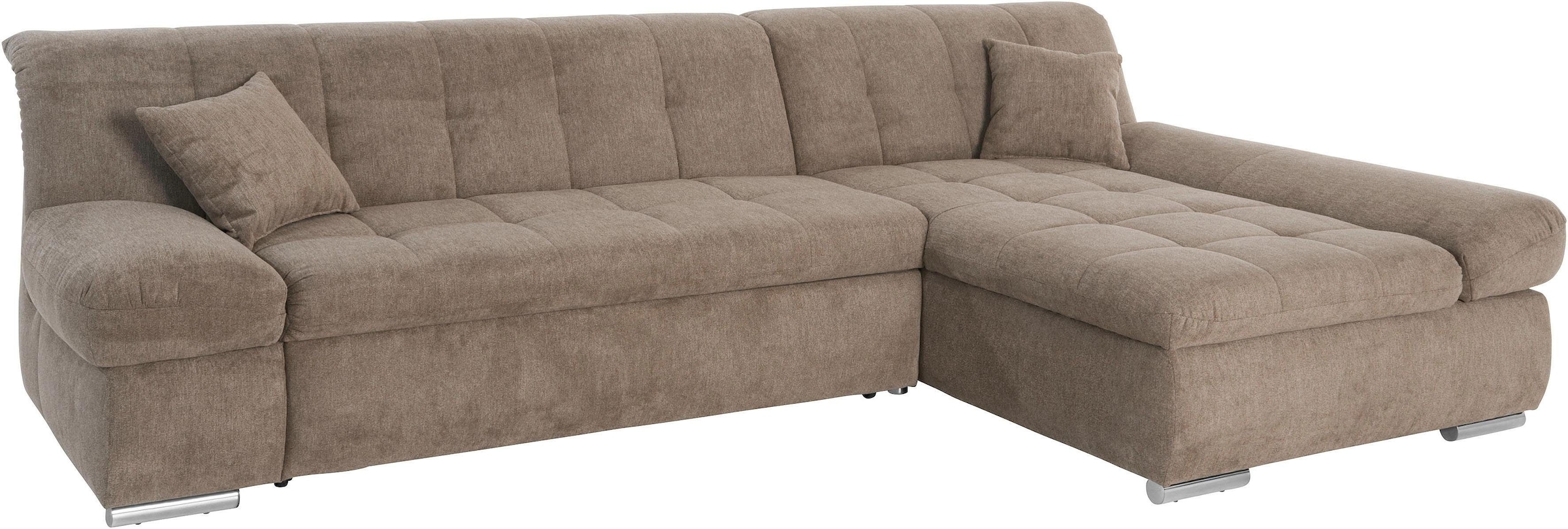 DOMO collection Ecksofa »Mona L-Form«, wahlweise mit Bettfunktion