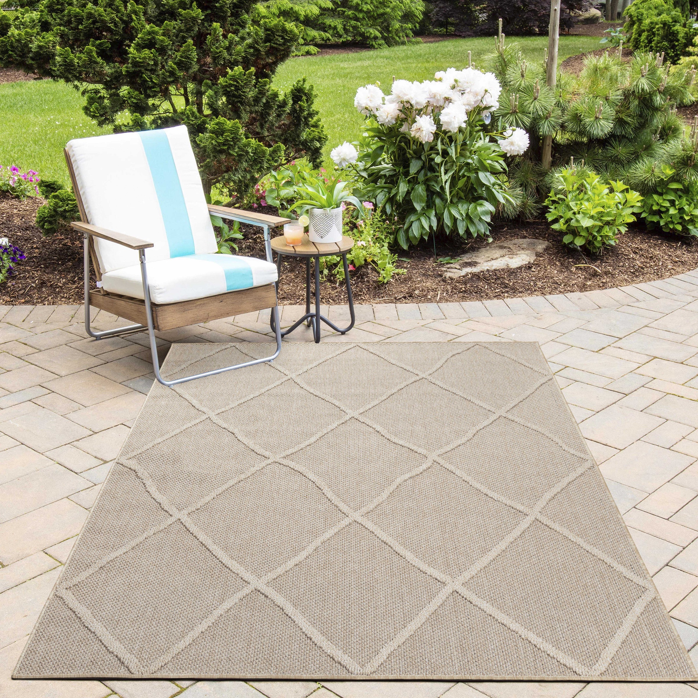 Ayyildiz Teppiche Outdoorteppich »PATARA 4952«, rechteckig, 8 mm Höhe, Läuf günstig online kaufen