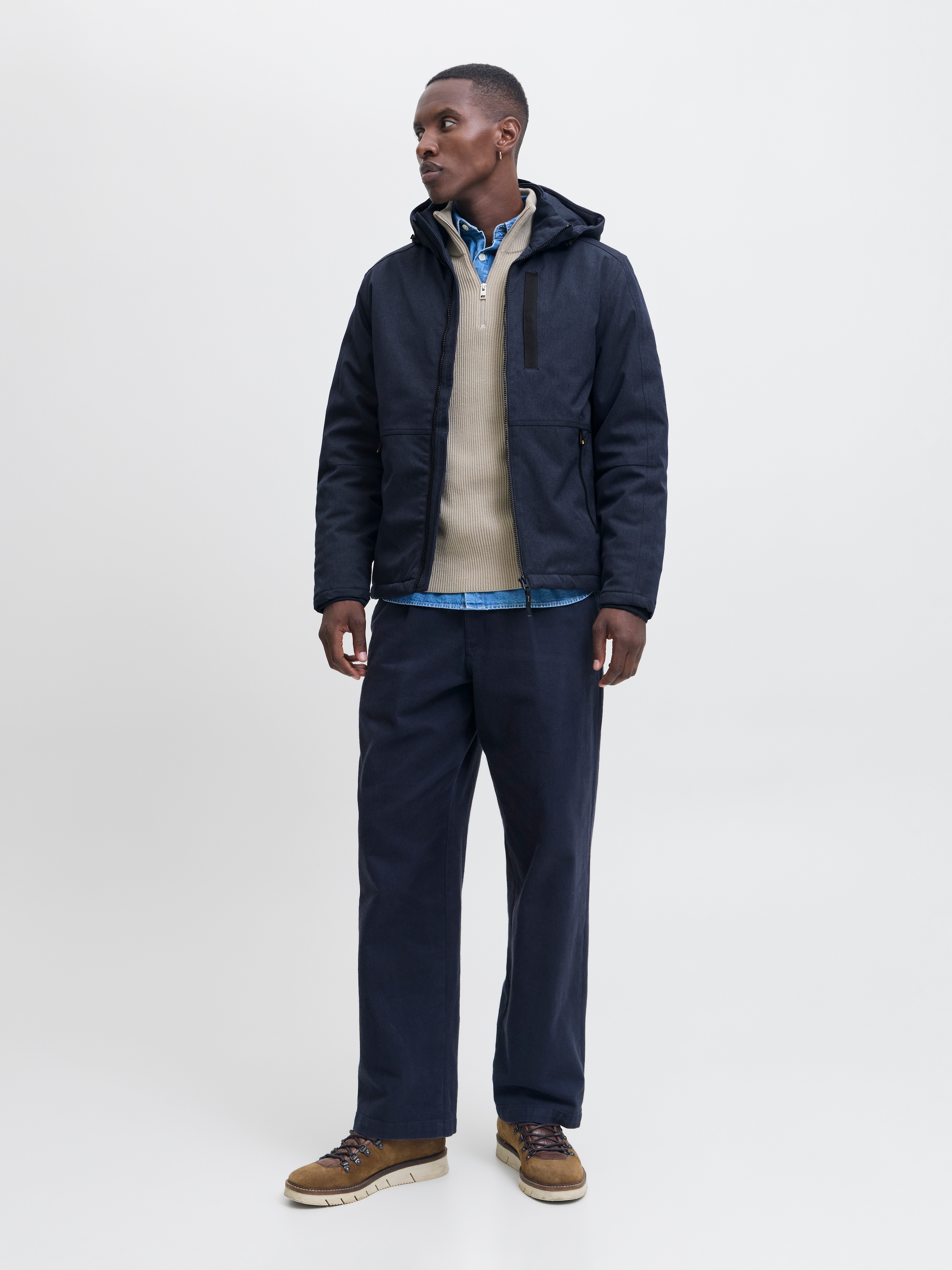 Jack & Jones Outdoorjacke »JJEPARKER DOVER JACKET SN« mit Kapuze
