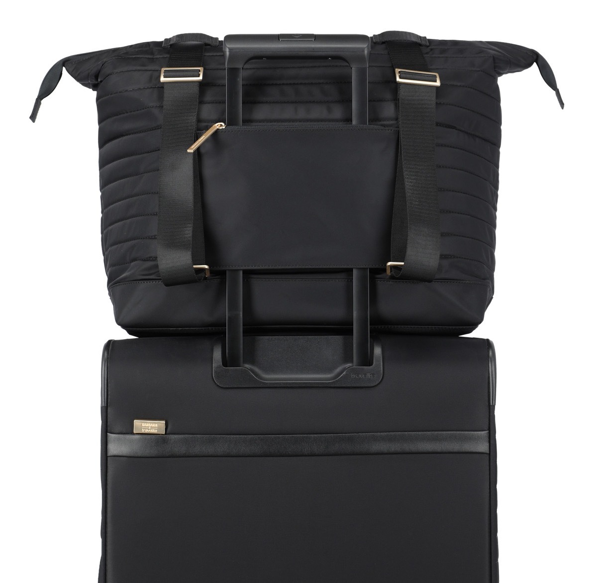 travelite Shopper »BARBARA & travelite | BARBARA STEPP«, Handtasche mit Trolley Sleeve auch als Rucksack tragbar