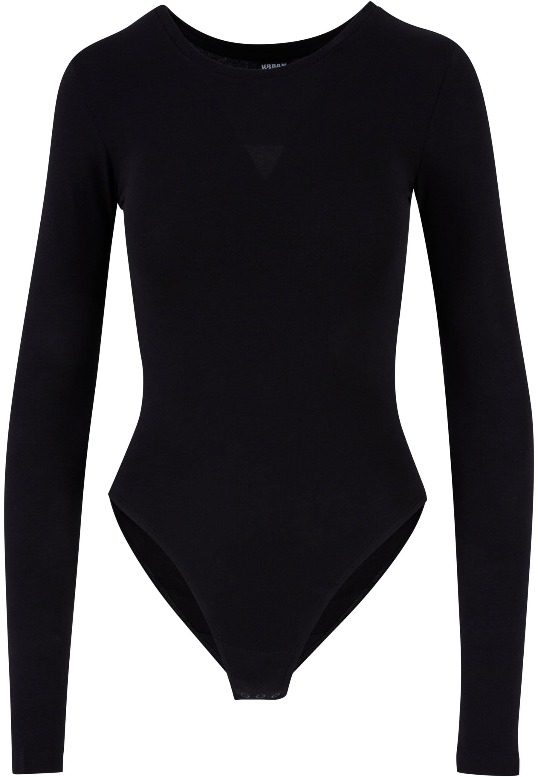 URBAN CLASSICS Body »Damen Ladies Stretch Jersey Longsleeve Body« black L - US-Größen US-Größen L Langarmshirts für zusätzlichen Komfort und Wärme