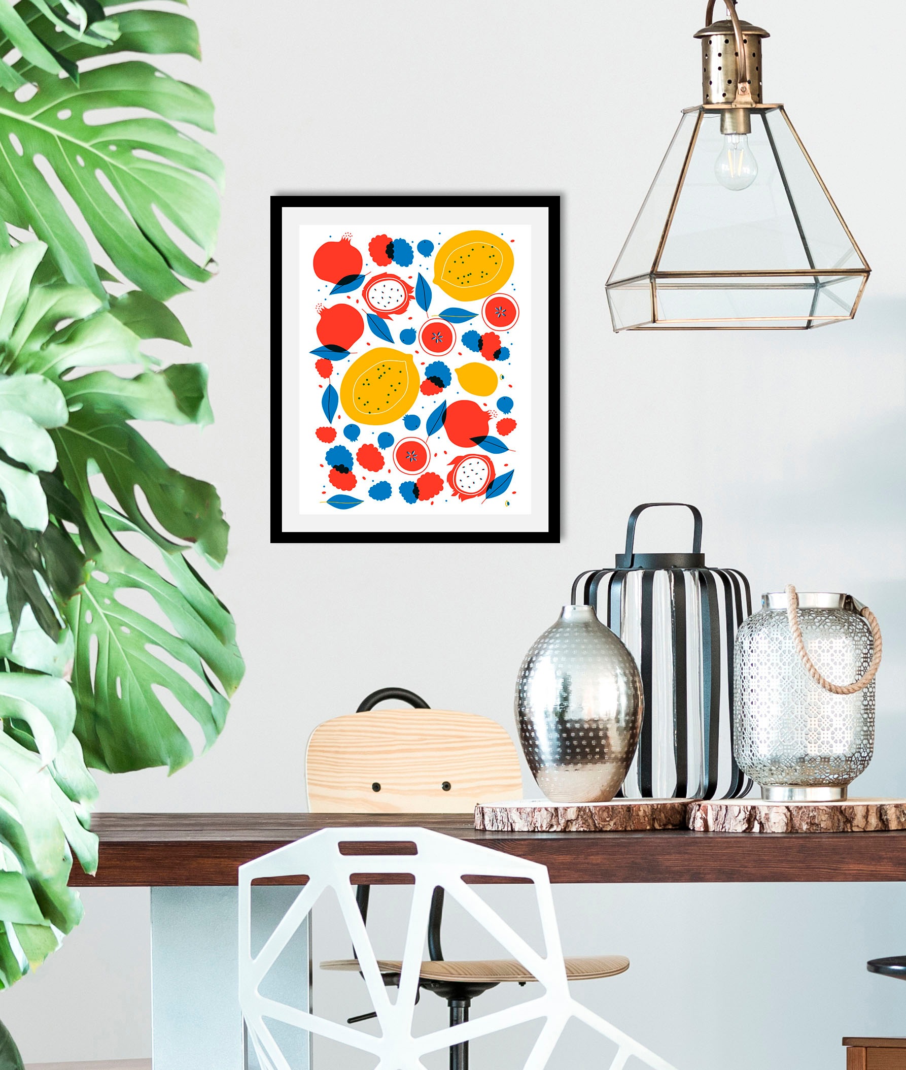 queence Bild »Filou«, Obst-Obst Bilder-Essen-Lebensmittel-Kunst-Abstrakt-Fi günstig online kaufen