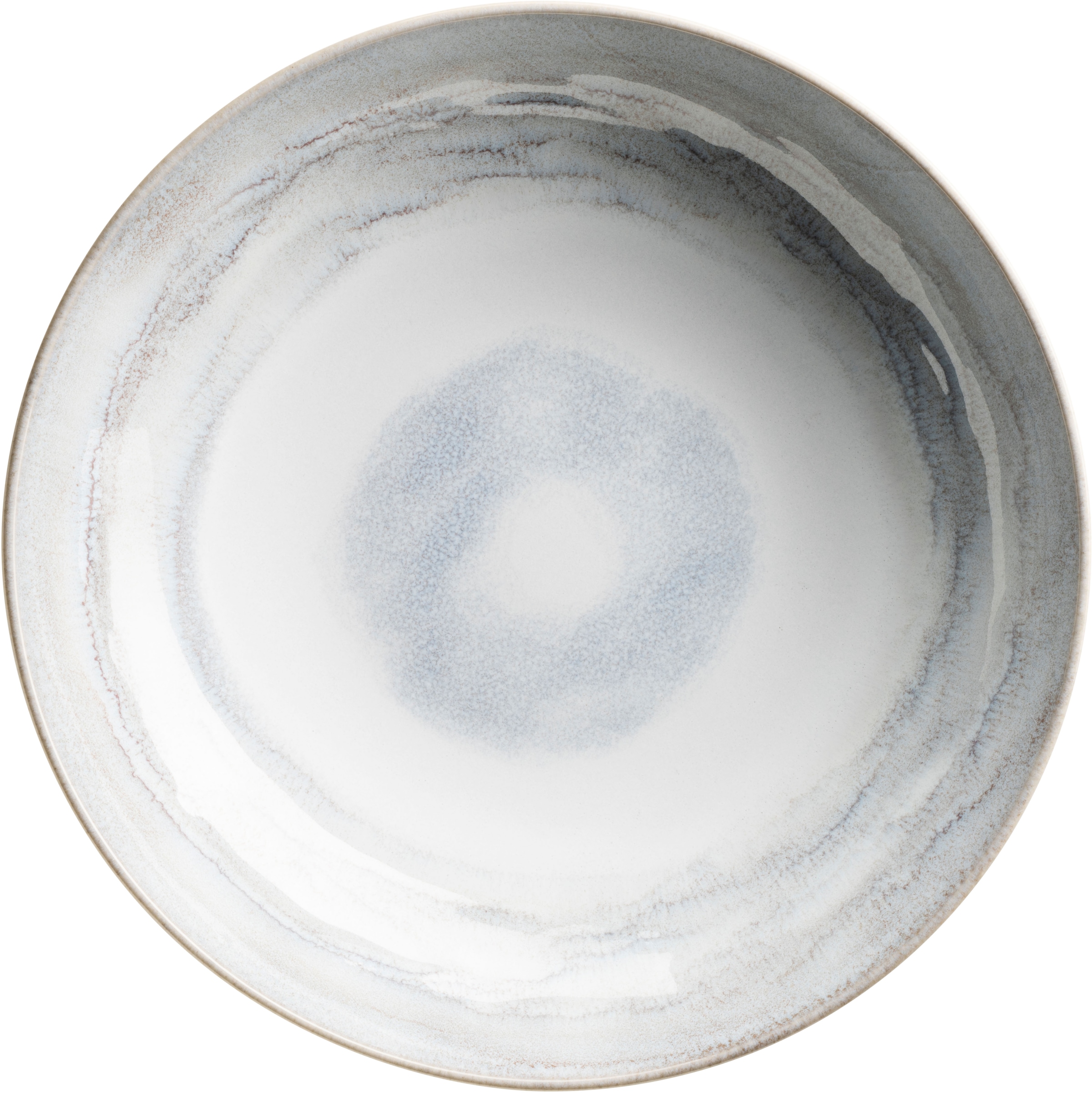 gipfelstück Suppenteller »Tiefer See« Scandi-Style, glänzende Reaktivglasur, jedes Stück ein Unikat