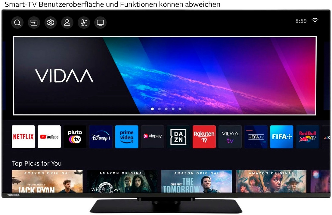 Toshiba QLED-Fernseher »43QV3F63DA«, 4K Ultra HD, Smart-TV