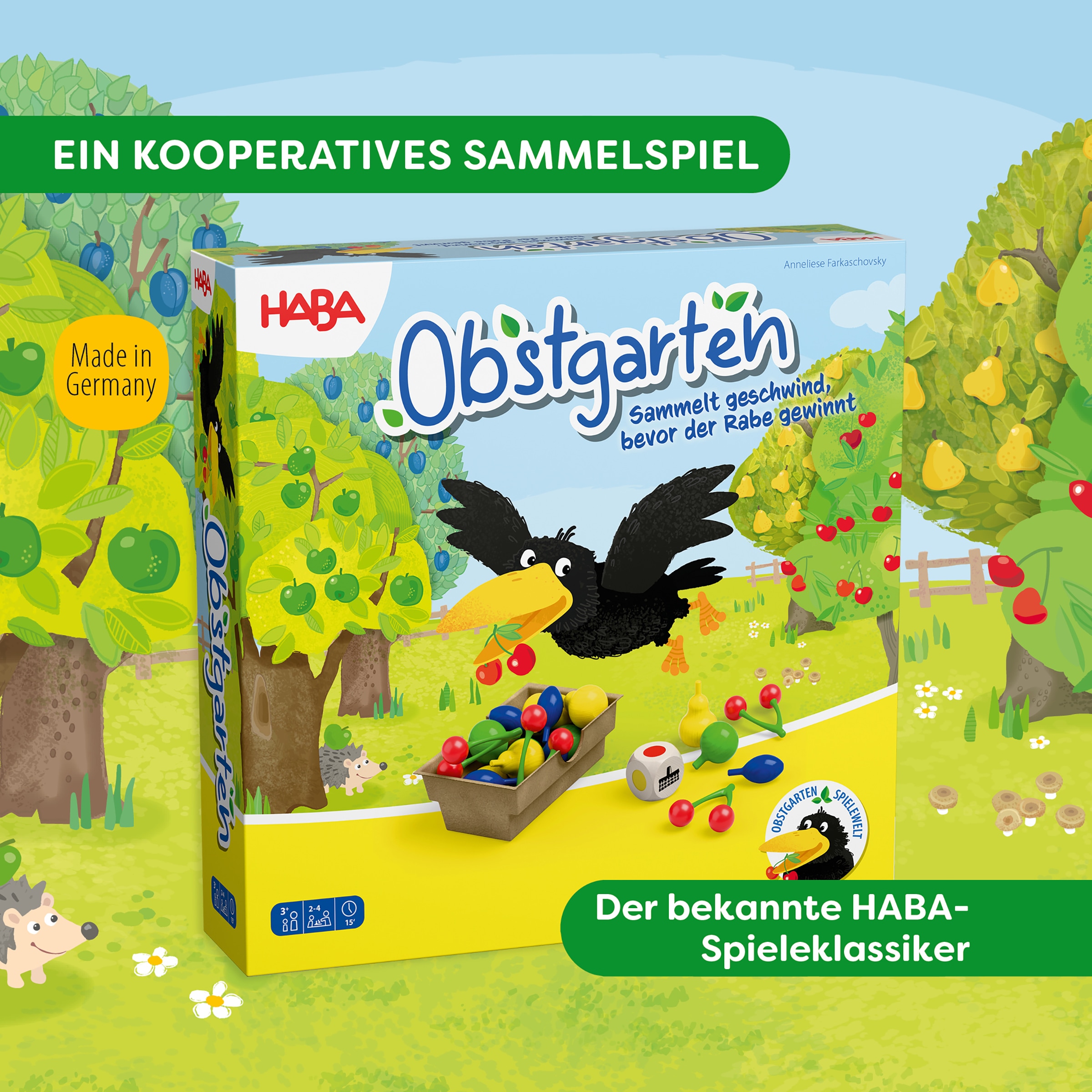 Haba Spiel »Obstgarten Redesign« Made in Germany