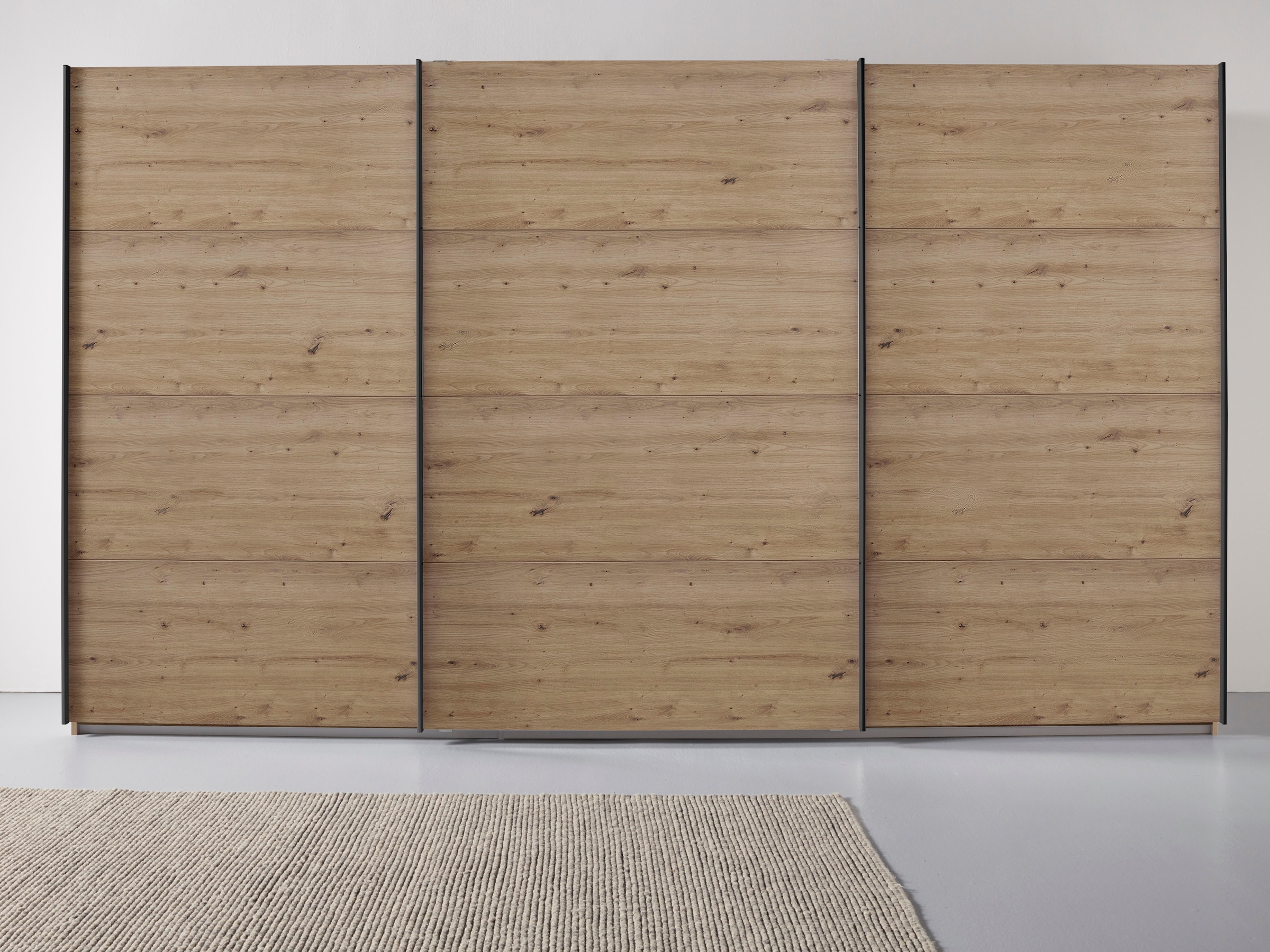 rauch Schwebetürenschrank »Kleiderschrank Schrank Garderobe TOPSELLER OTELI inkl. Inneneinteilung«, mit 3 Innenschubladen sowie zusätzlichen Einlegeböden MADE IN GERMANY