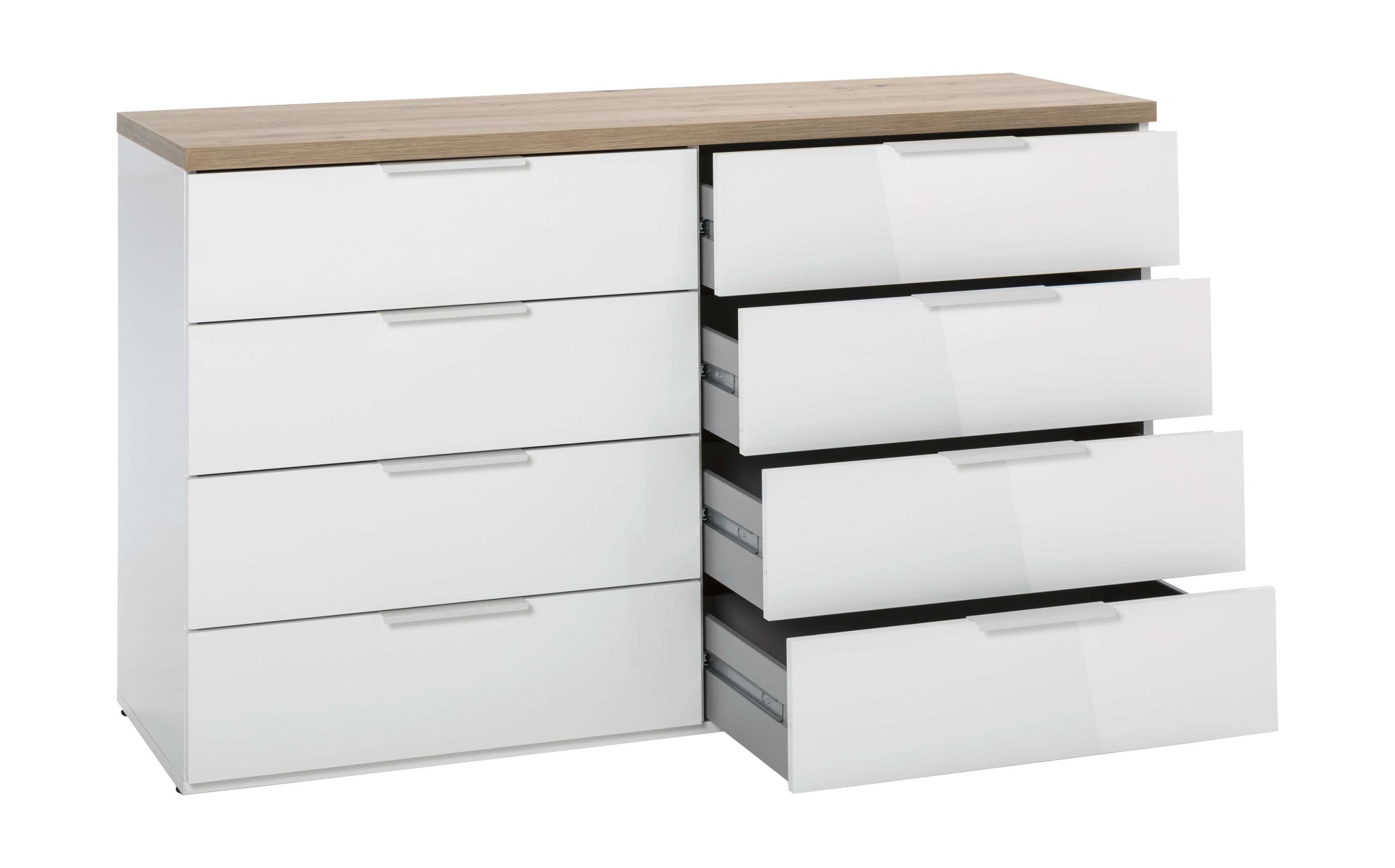 Composad Schubkastenkommode »Mundi, Schubkastenkommode, Schubladenkommode, Anrichte mit Schubladen«, (1 St.), mit 6 Schubladen hochglanz lackiert