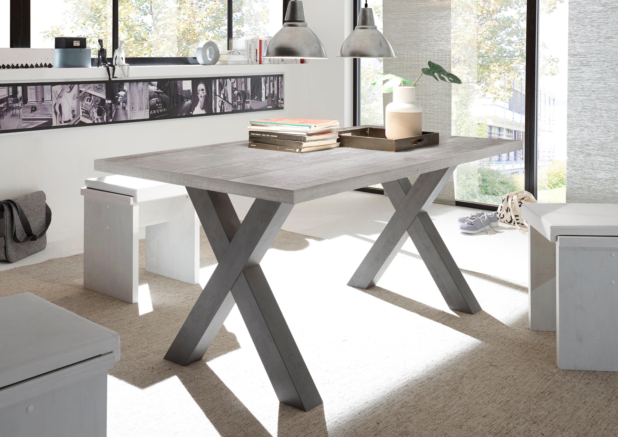 2. Bild von Mäusbacher Esstisch »Mister«, Gestell in X-Form
