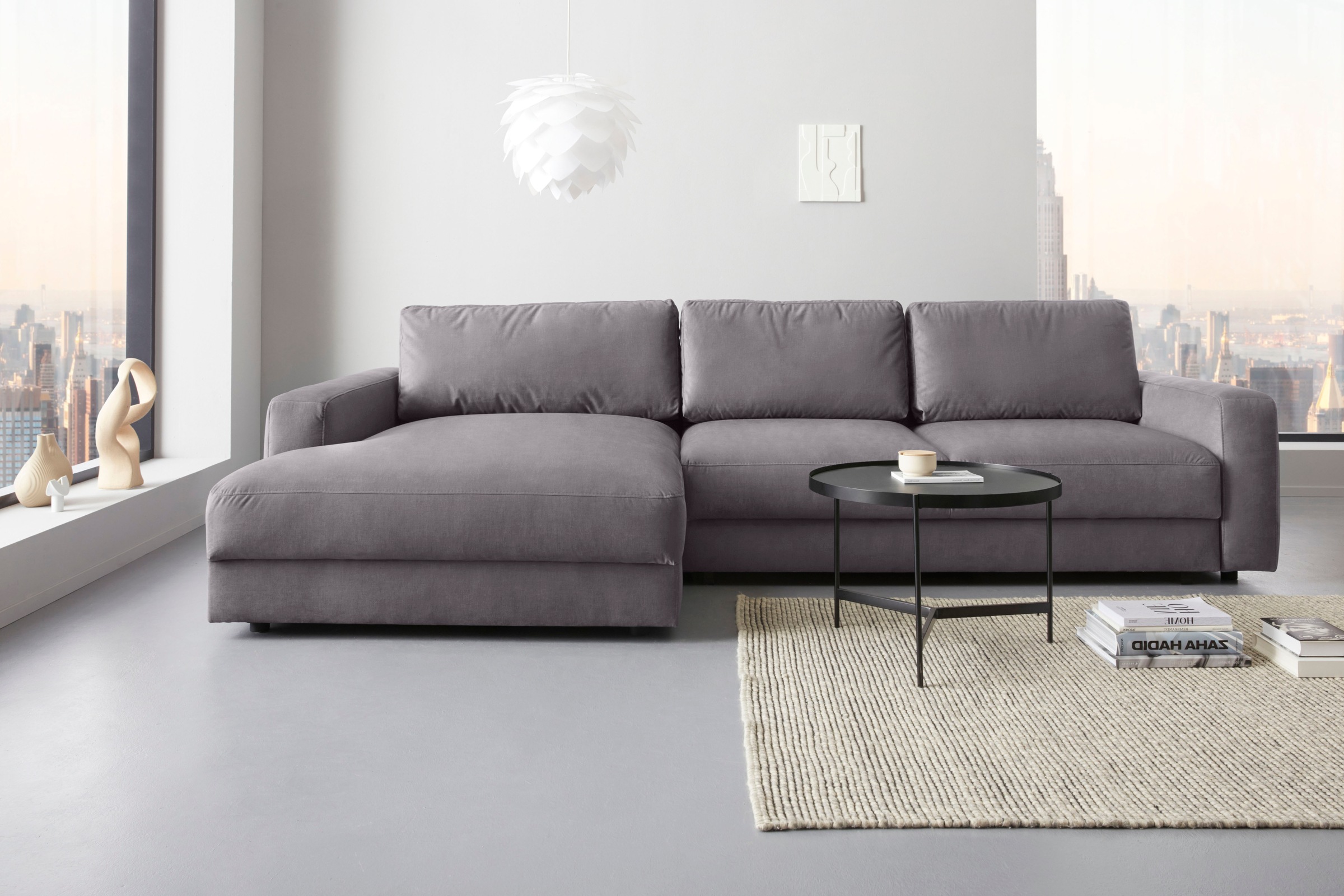 Home affaire Ecksofa »Bloomfield, elegant, viel Platz, Mega Couch, Breite 3 günstig online kaufen