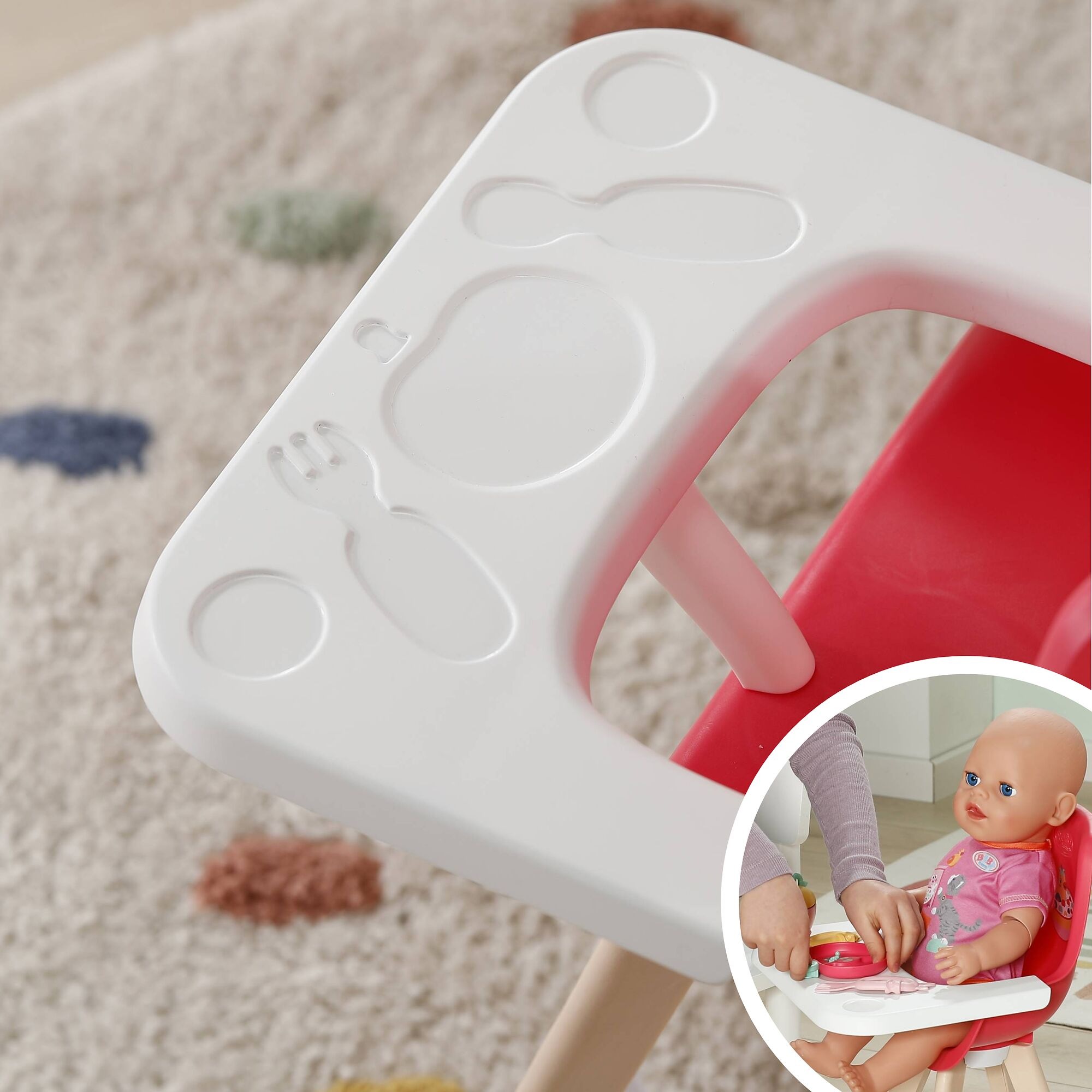 Baby Born Puppenhochstuhl »Hochstuhl« passend für Click & Play BABY born Puppen