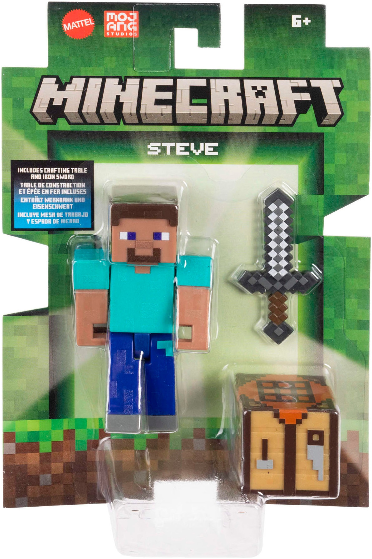 Mattel® Spielfigur »Minecraft Core Figur Steve«