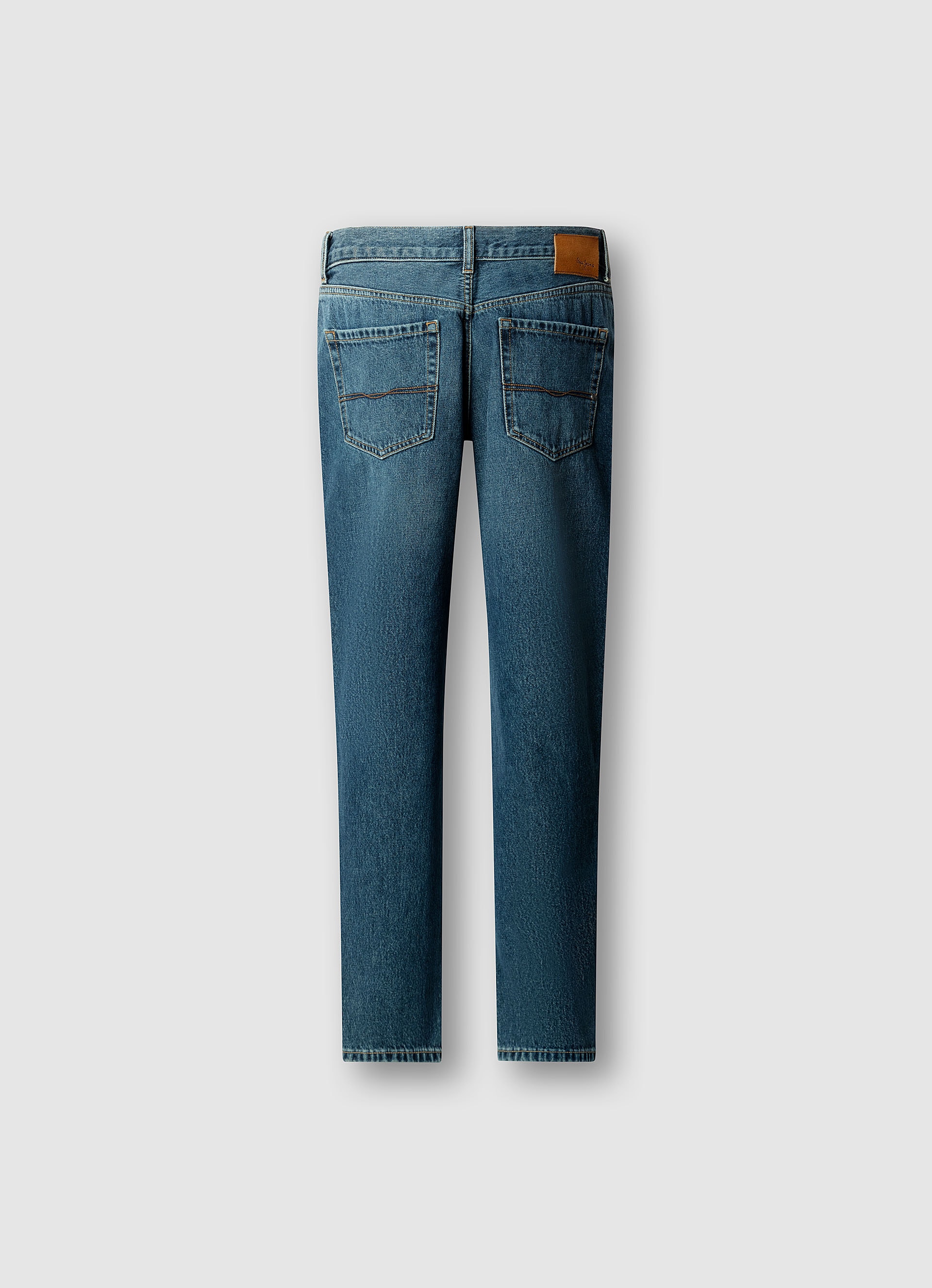Pepe Jeans 5-Pocket-Jeans »TAPERED JEANS CAMDEN« aus Baumwoll-Denim, tiefer Schritt