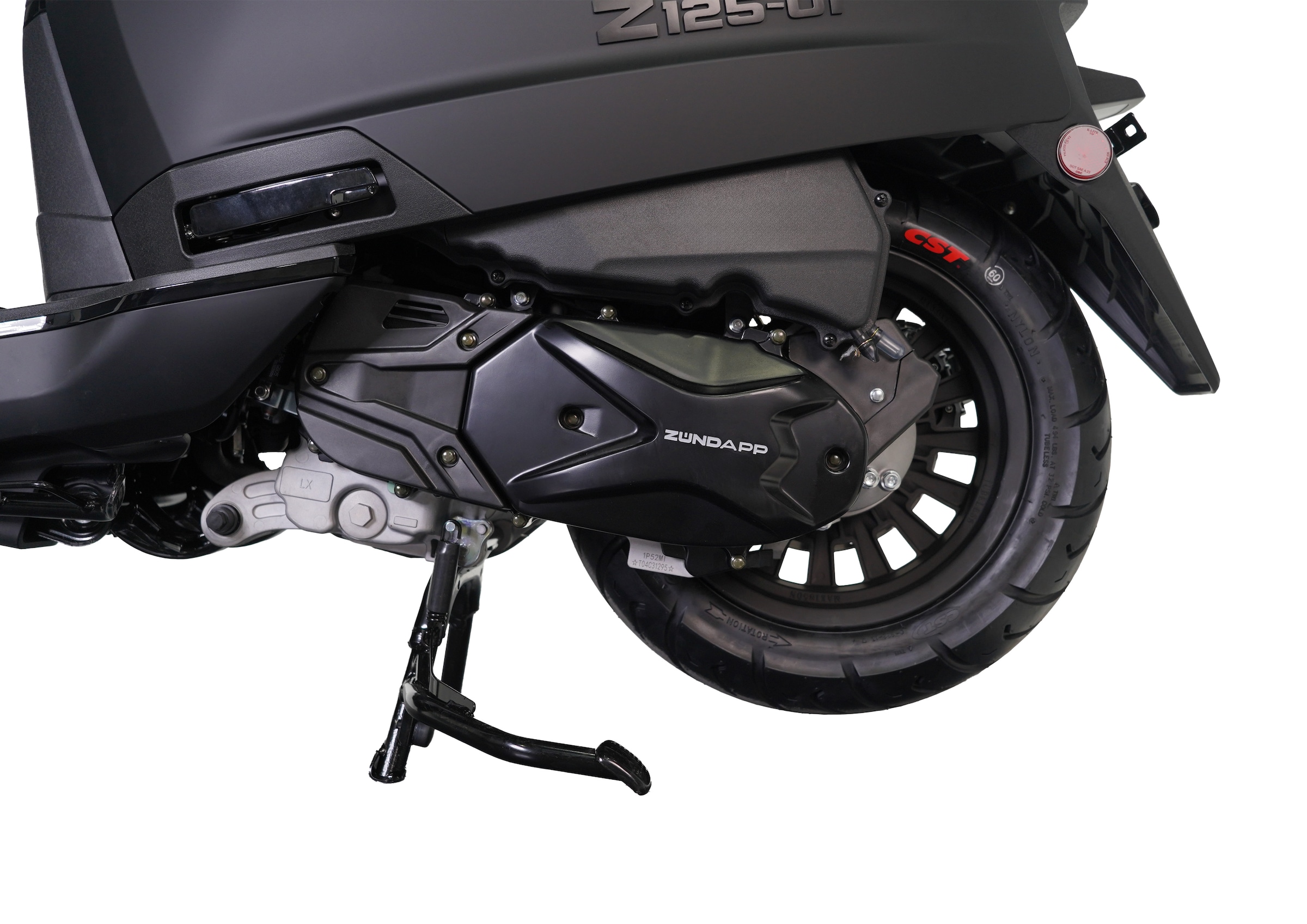 Zündapp Motorroller »Z125-01 125 ccm schwarz« 125 cm³ 95 km/h Euro 5+ 9,4