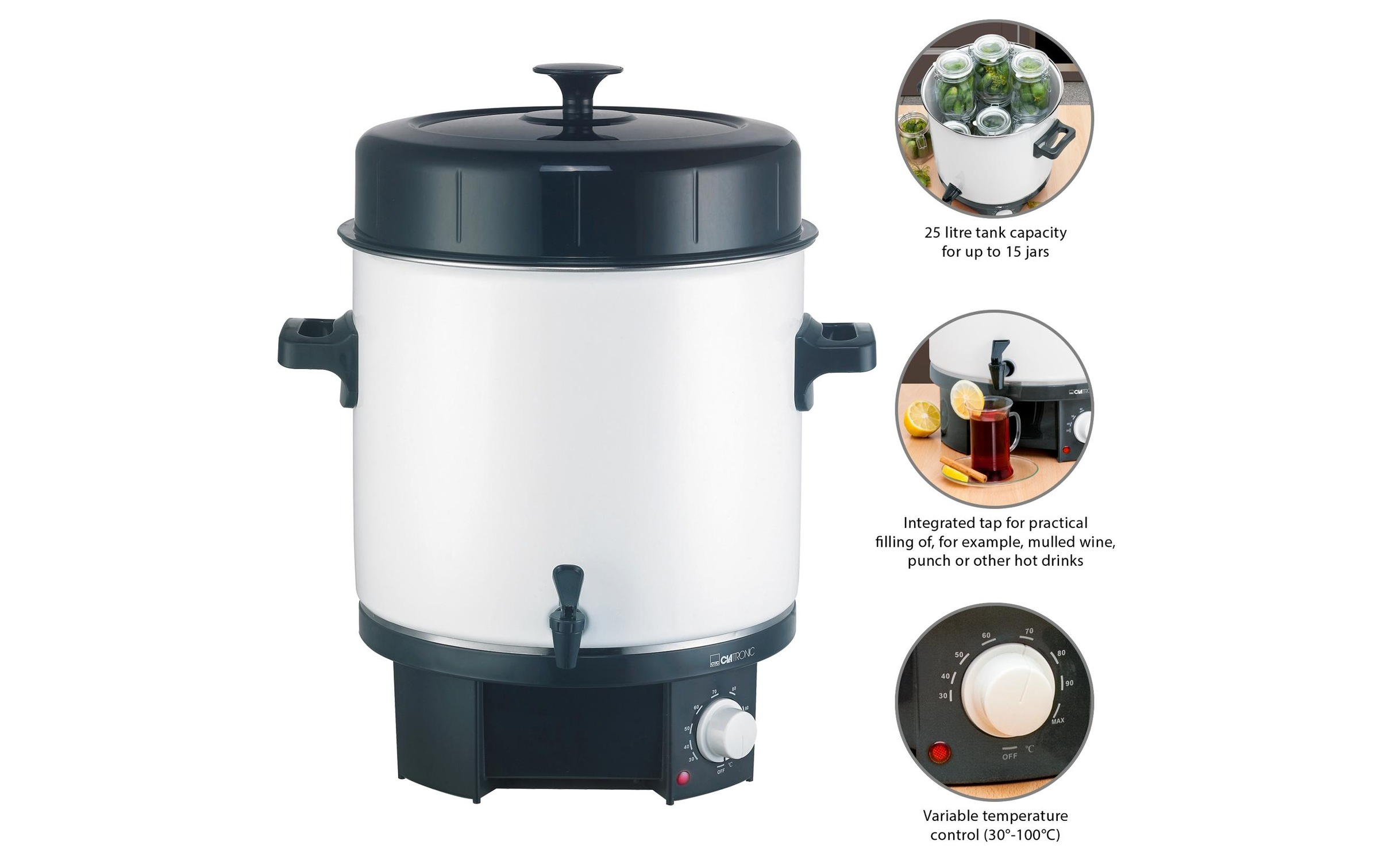 ProfiCook Einkochautomat »Profi Cook, »EKA 3338 25 l«« 25 l Füllmenge 1800 W