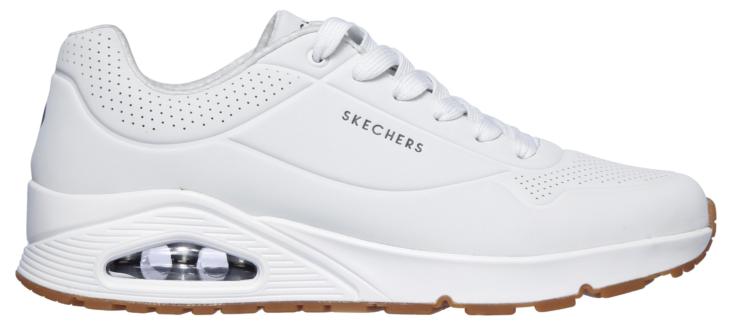 Skechers Sneaker »Uno«, mit Air-Cooled Memory Foam, Freizeitschuh, Halbschuh, Schnürschuh