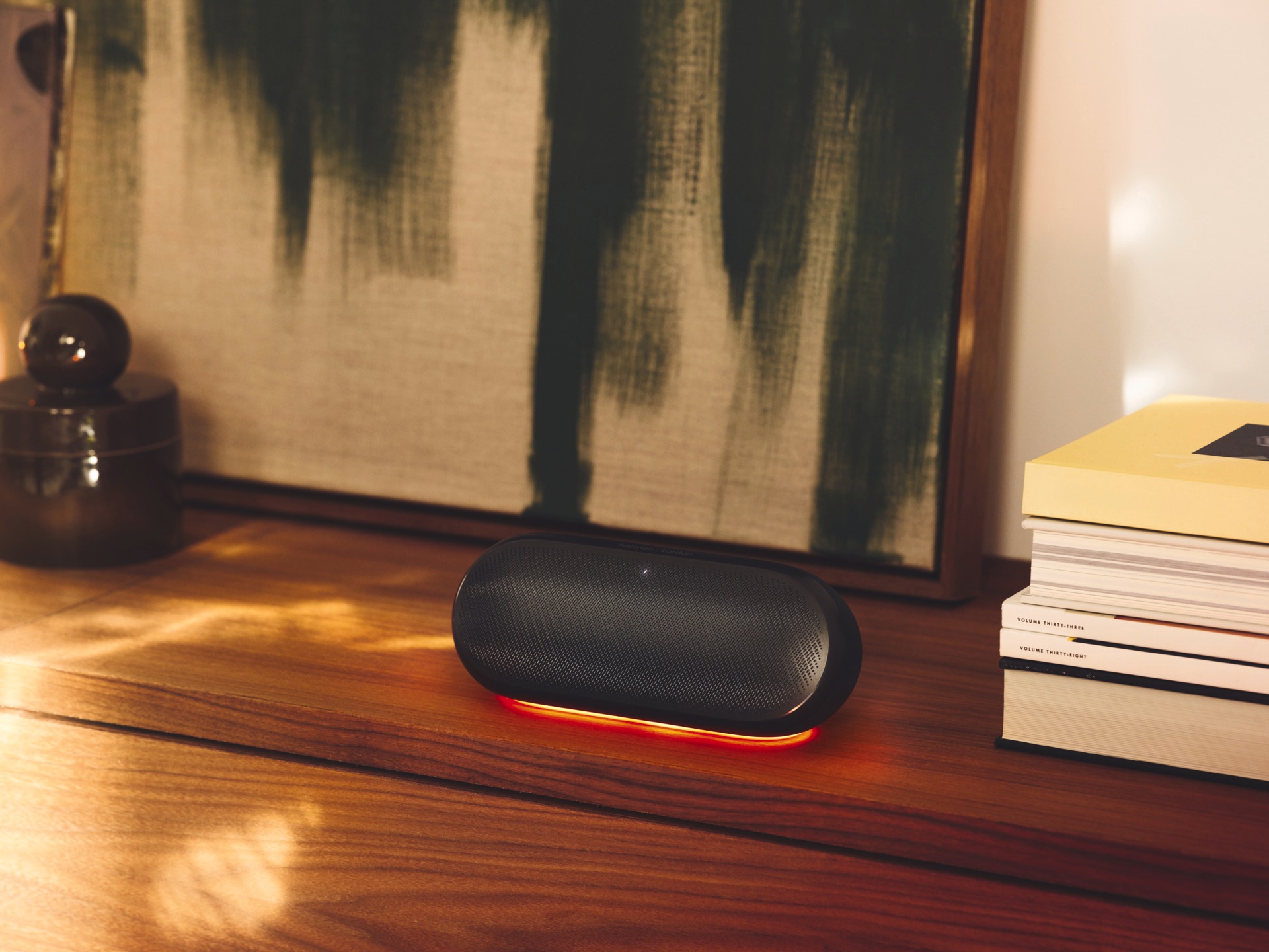 Harman/Kardon Bluetooth-Lautsprecher »LUNA 2, warm sand« (A2DP Bluetooth | AVRCP Bluetooth | Bluetooth Lautstärkeregelung ) Kabelloser Bluetooth-Lautsprecher