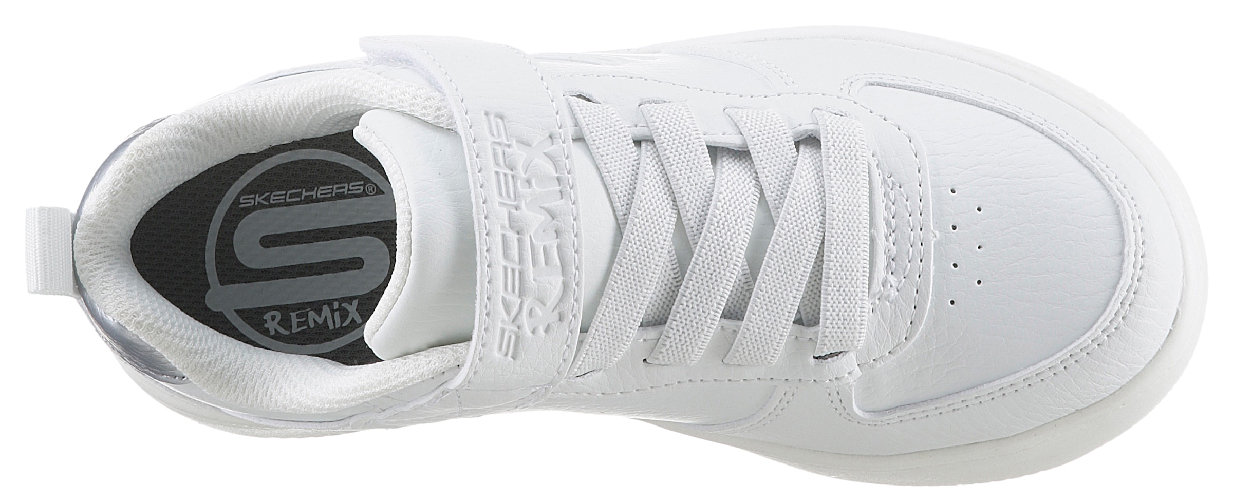 Skechers Sneaker »Blinkschuh SPORT COURT 92- SHOW MADDOX«, Schnürschuh mit Blinkfunktion, Größenschablone zum Download