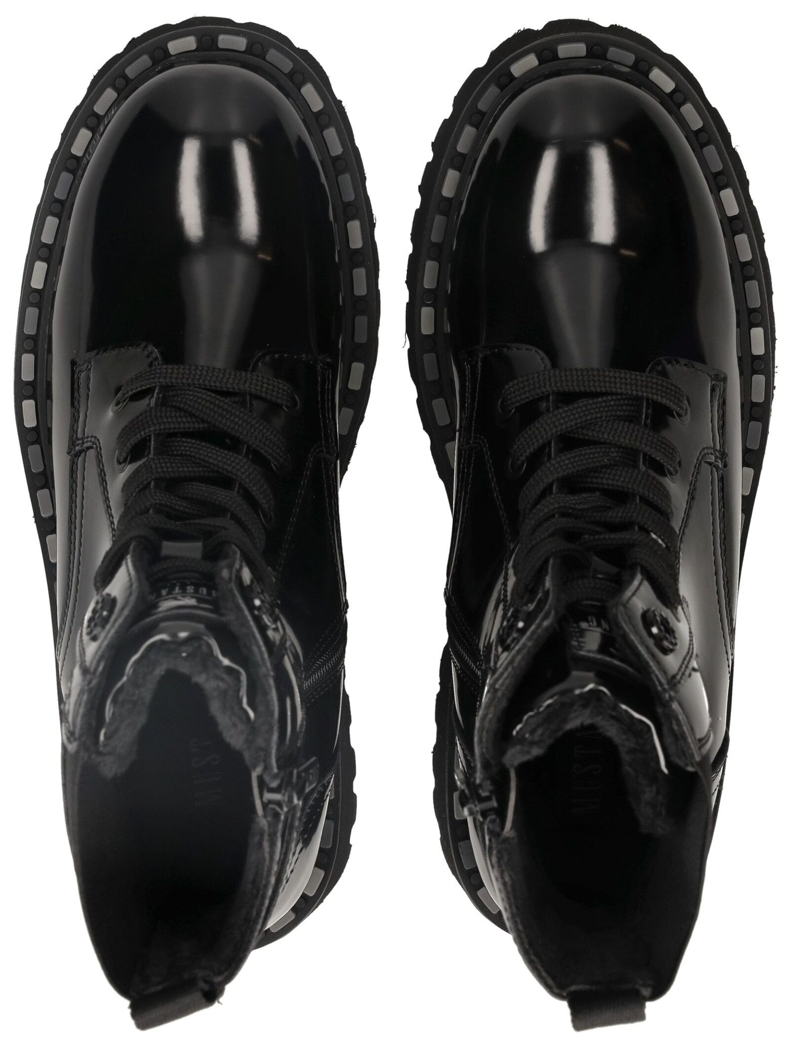 Mustang Shoes Schnürstiefelette »Mustang Shoes Stiefelette Lederimitat/Textil«