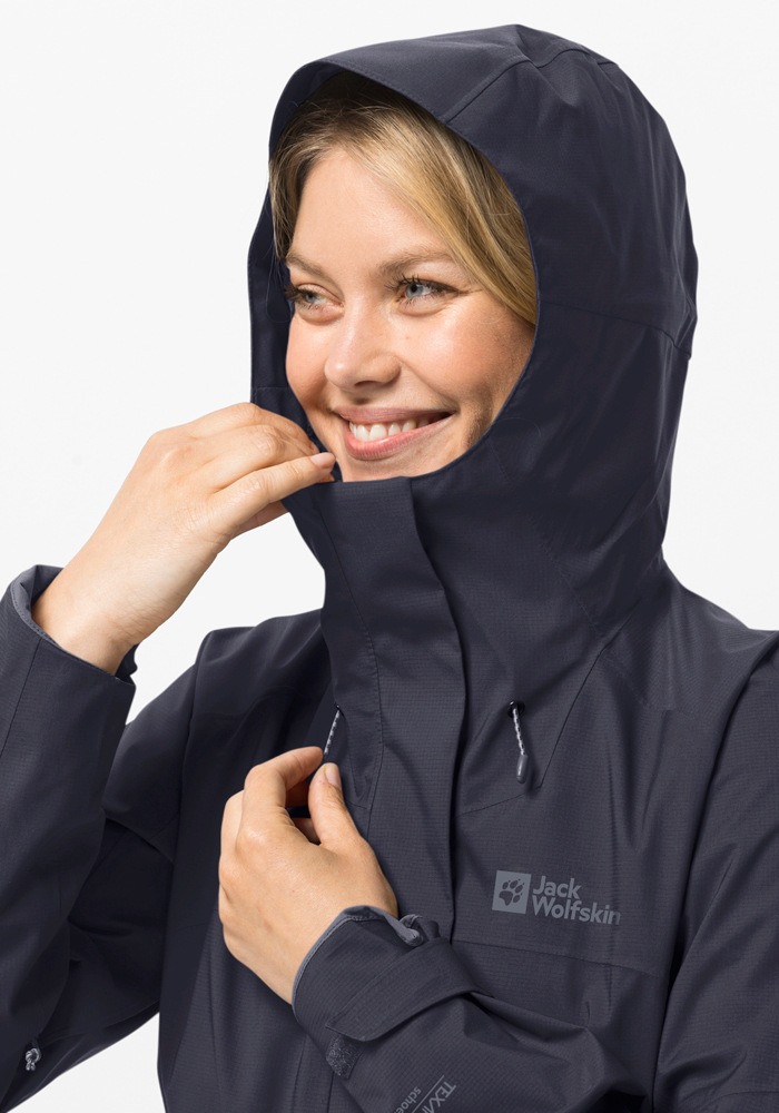 Jack Wolfskin Outdoorjacke »KAMMWEG 2L JKT W«, mit Kapuze