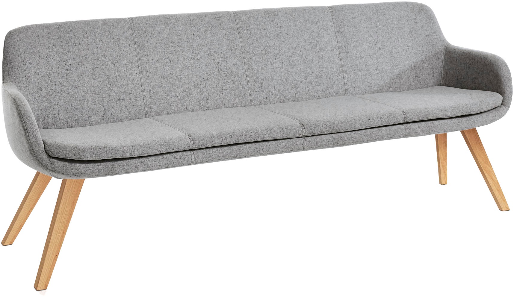 Musterring Essbank »Tavia« Stativgestell aus Eiche bianco massiv, Breite 18 günstig online kaufen