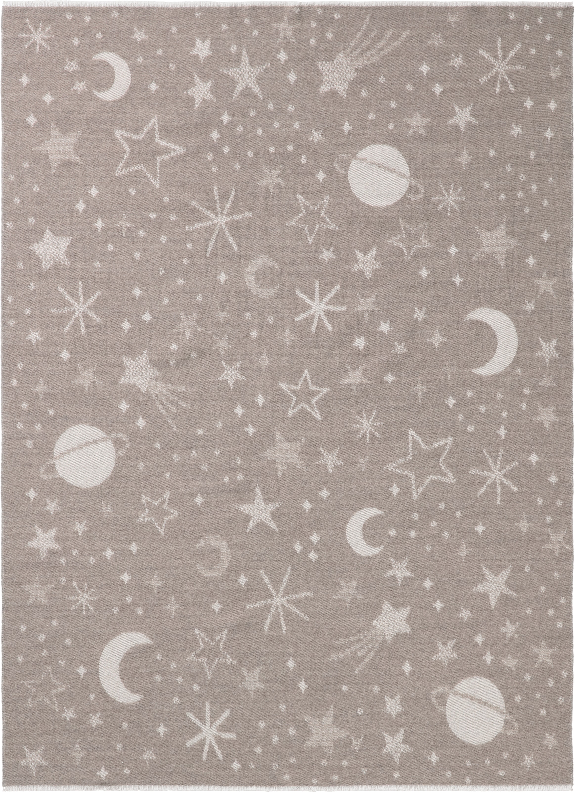 Biederlack Babydecke »Babydecke Universe«, 75 x 100, mit kurzen Fransen günstig online kaufen