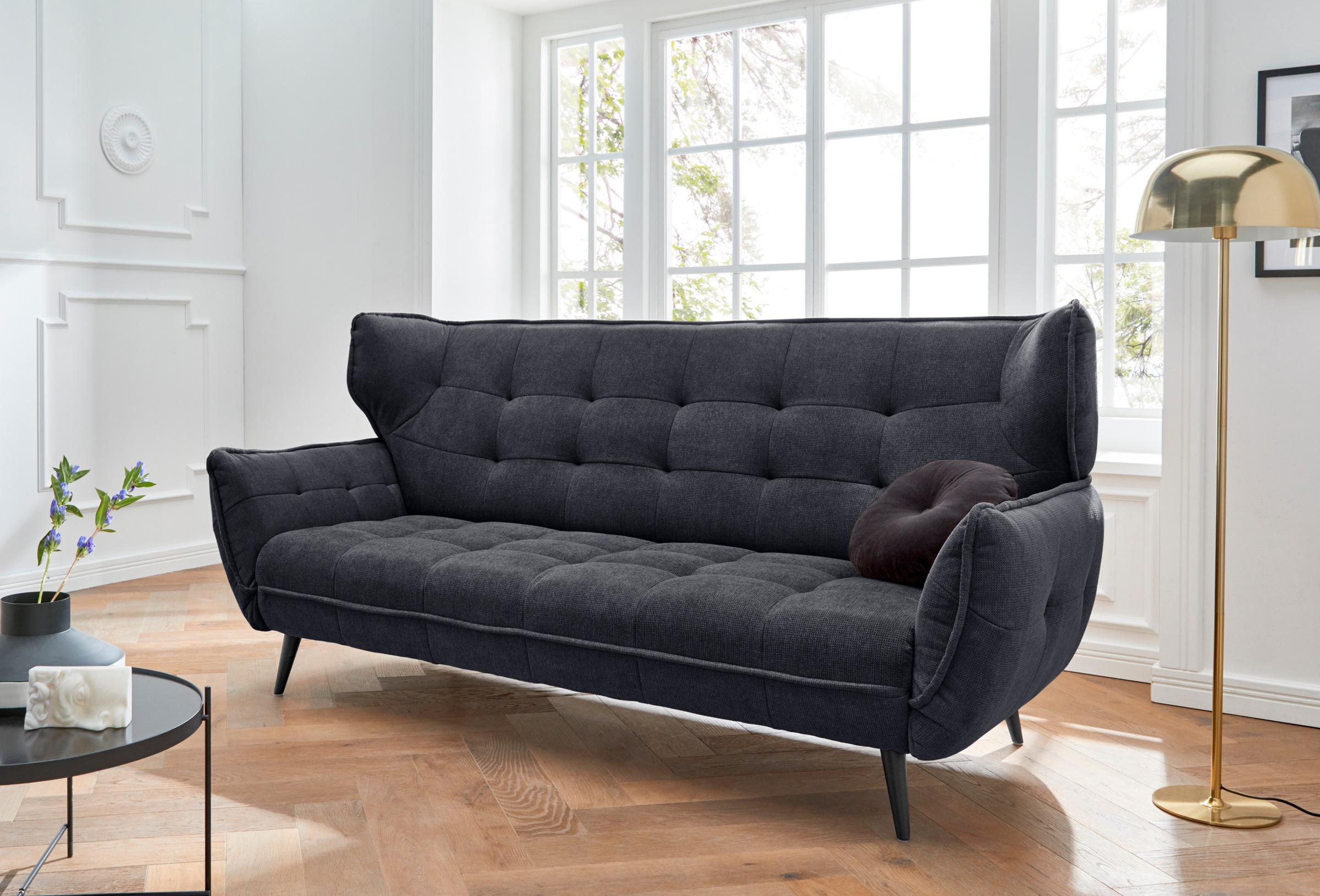 Leonique 3-Sitzer »Ariana«, Big-Sofa bzw. stylischer Hochlehner günstig online kaufen