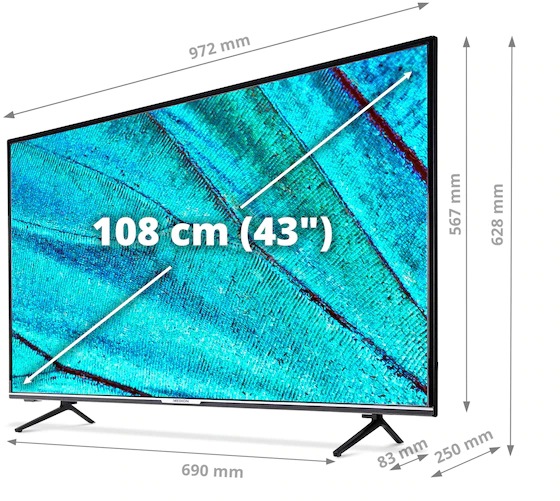 Medion® LED-Fernseher »MD31241 EU«, 4K Ultra HD, Smart-TV