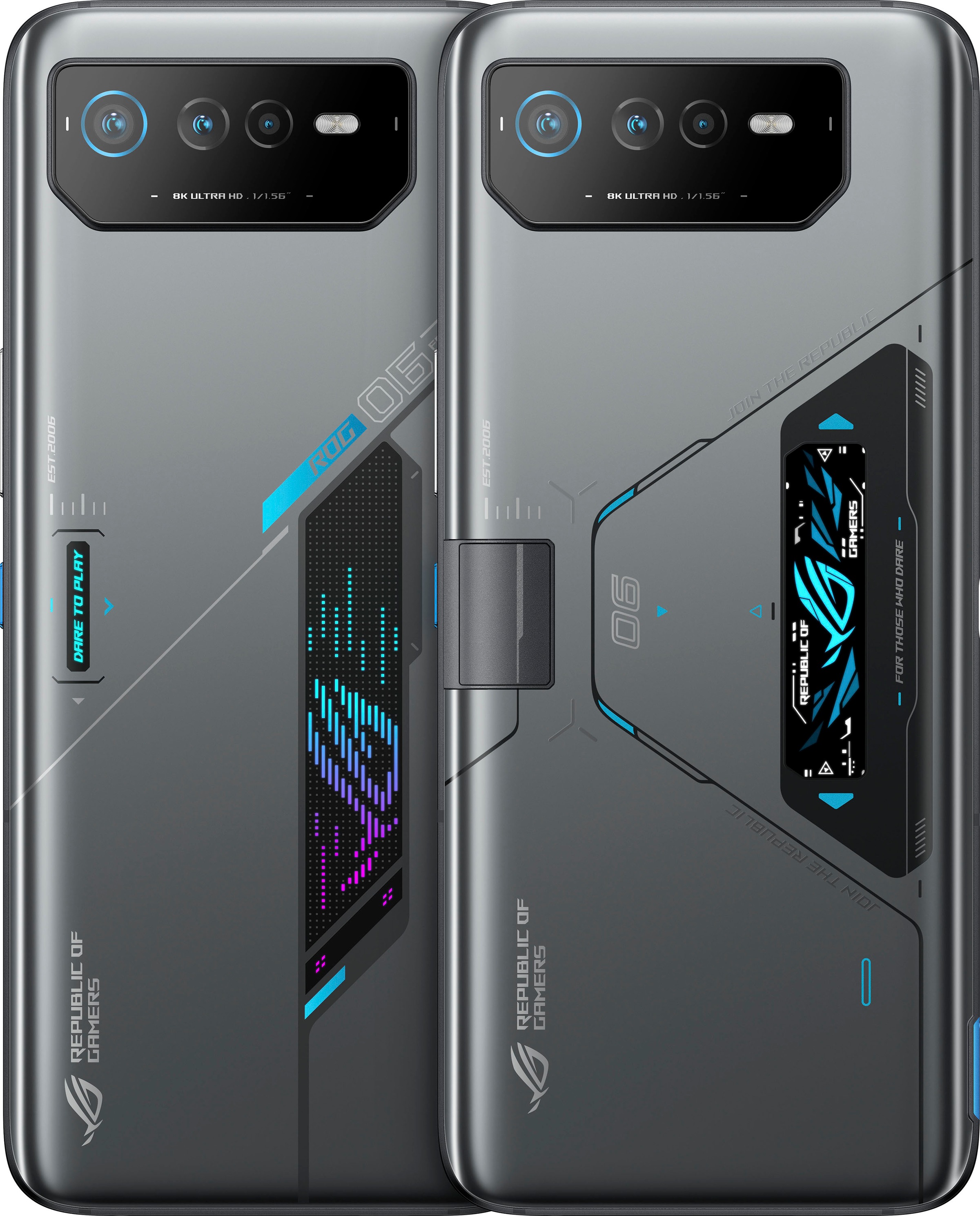 Asus Smartphone »ROG Phone 6D«, Space Grey, 17,22 cm/6,78 Zoll, 256 GB Speicherplatz, 50 MP Kamera