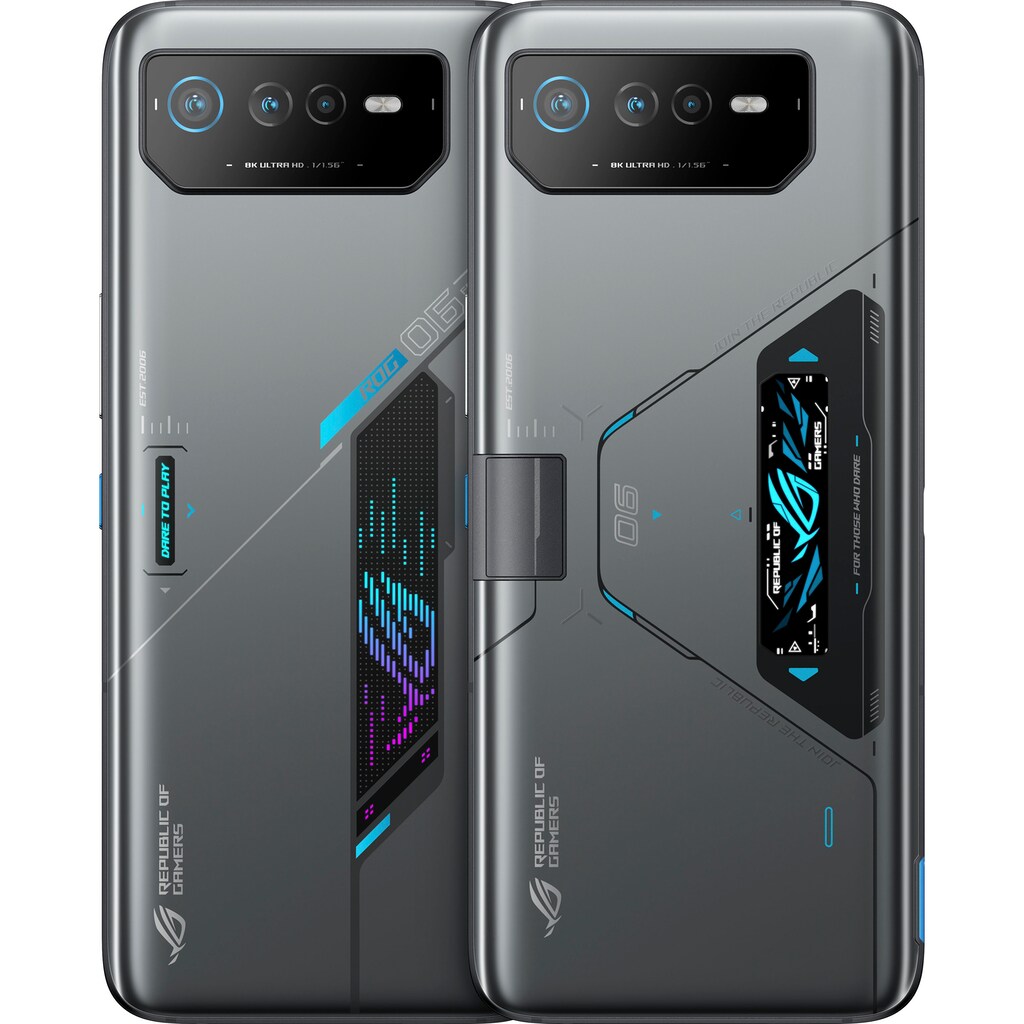 Asus Smartphone »ROG Phone 6D«, Space Grey, 17,22 cm/6,78 Zoll, 256 GB Speicherplatz, 50 MP Kamera