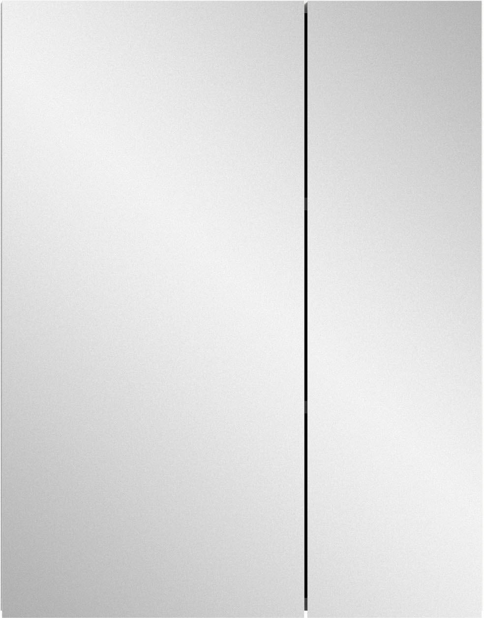 welltime Spiegelschrank »BIEL, TOPSELLER!, Breite 60 cm, 2 Türen, 2 Einlegeböden, 3 Fächer«, (1 St.), Badmöbel, Badschrank, Schrank, Wandschrank, Bad, Badezimmer