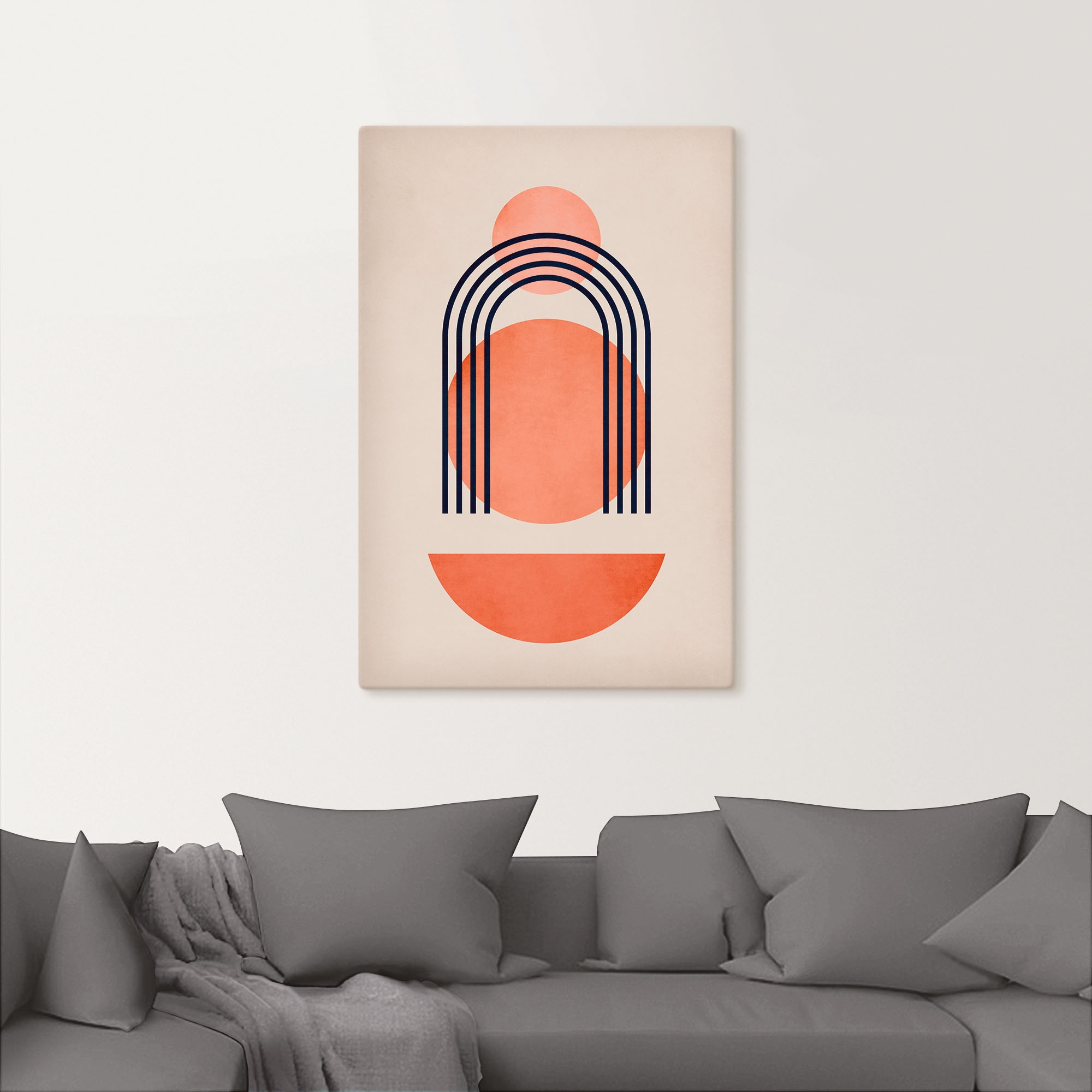 Artland Wandbild »Geometrica Nr. 7«, Muster, (1 St.), als Alubild, Leinwandbild, Poster, Wandaufkleber in verschied. Größen
