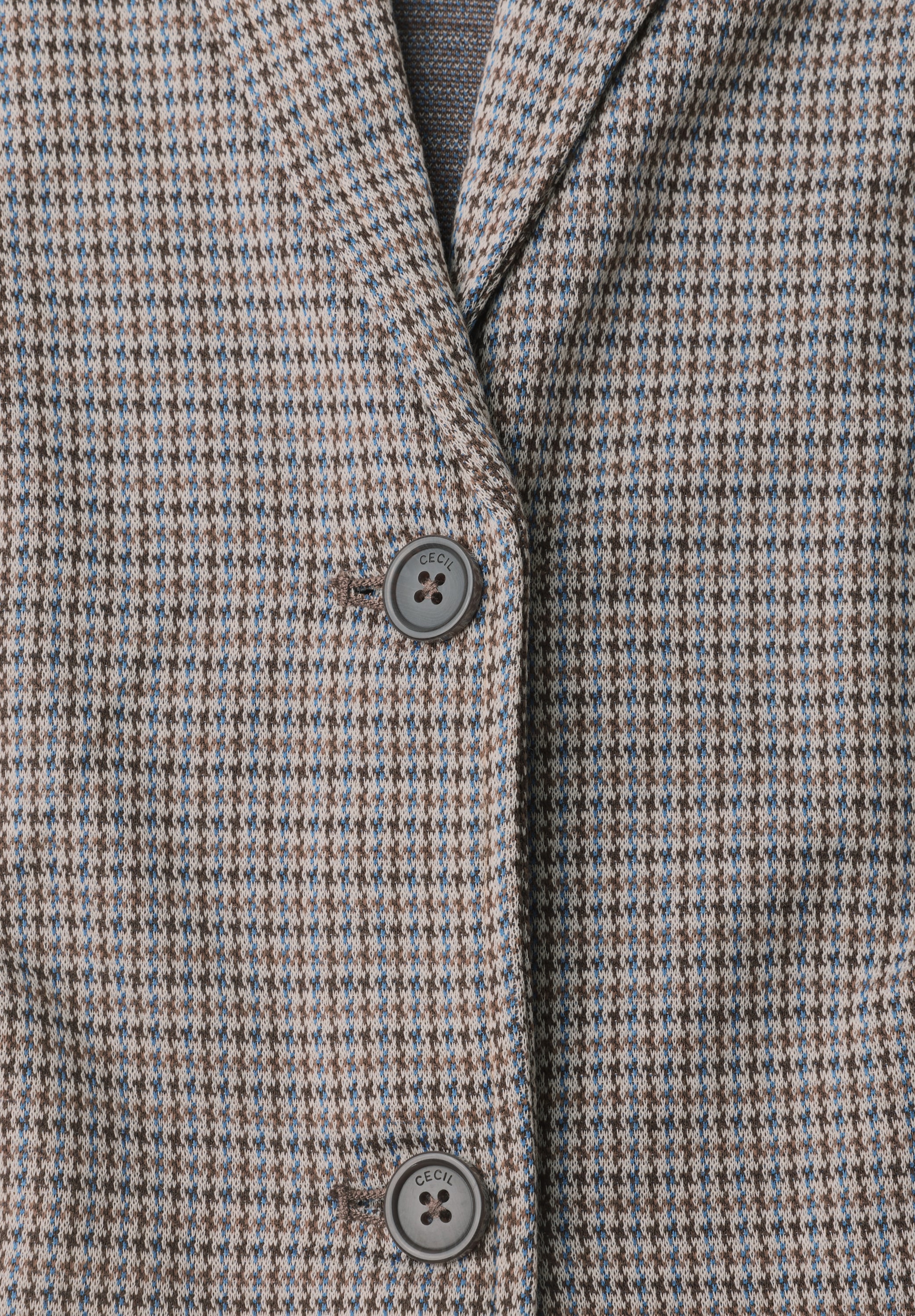 Cecil Kurzblazer Blazer mit Houndstooth-Muster