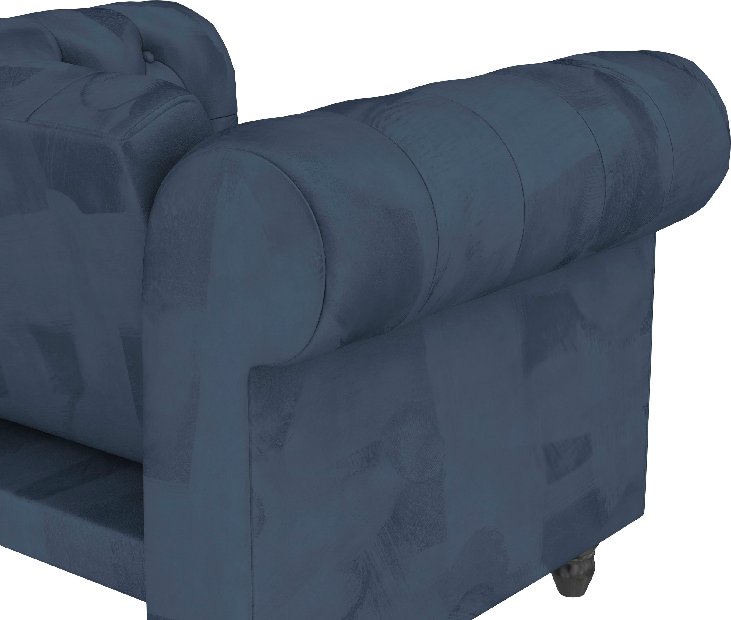 Dorel Home Chesterfield-Sessel »Felix«, mit Rückenlehne 3-fach verstellbar, Beine Massivholz, Sitzhöhe 46 cm