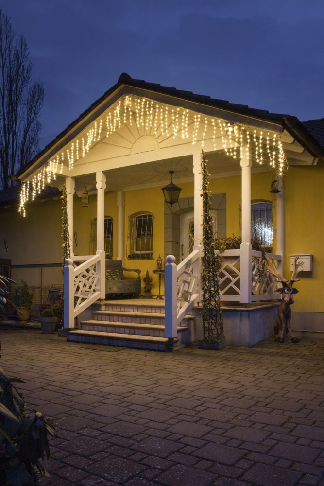 KONSTSMIDE LED-Lichterkette »Weihnachtsdeko aussen«, variabel als Lichterkranz/Lichtergirlande, 240 warmweiße Dioden