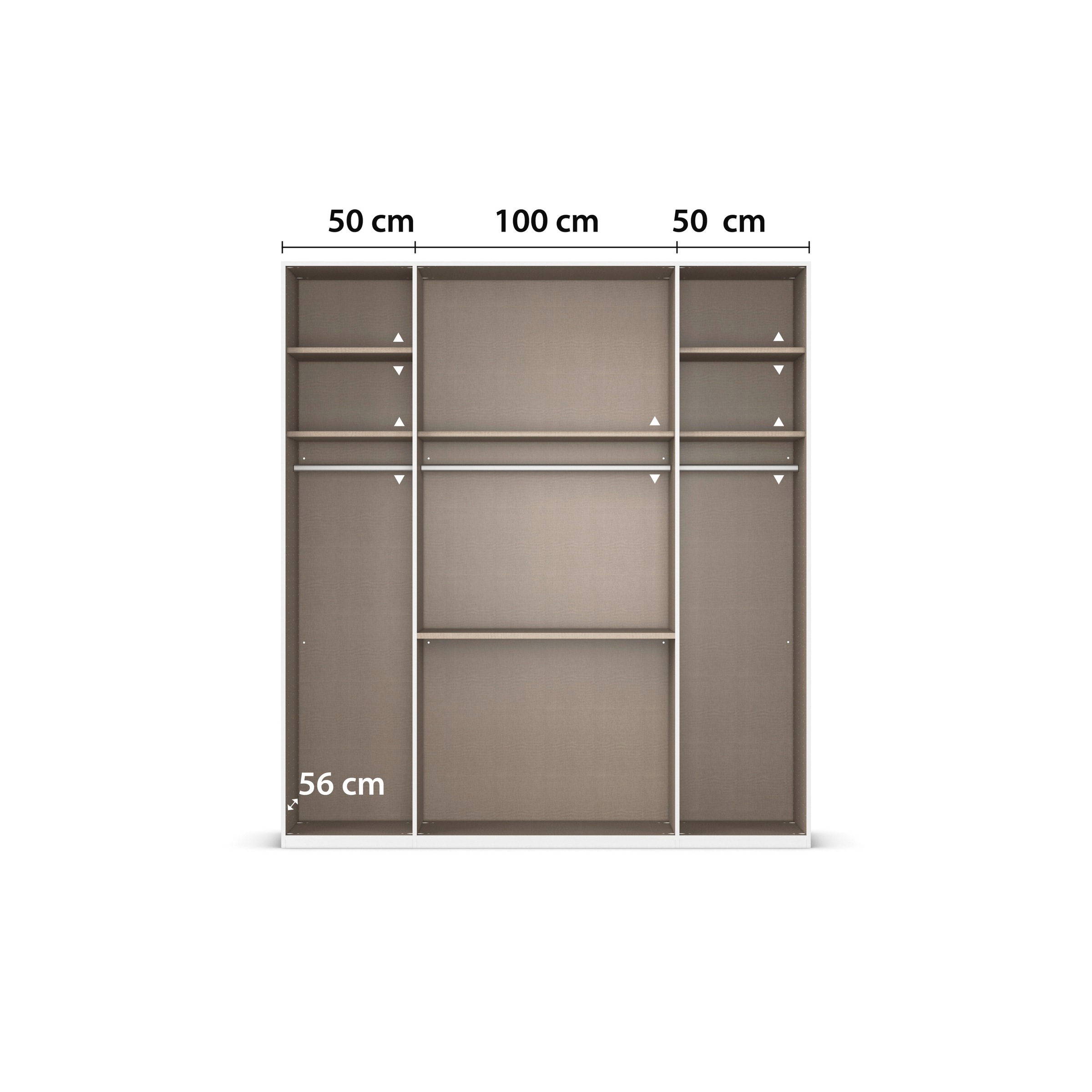 rauch Drehtürenschrank »Kleiderschrank Schrank Garderobe Schlafzimmerschrank EVELYN«, (in 2 Höhen 197 oder 210 cm erhältlich), in elegantem Stil mit Schubladen 3 Breiten und 2 Höhen MADE IN GERMANY