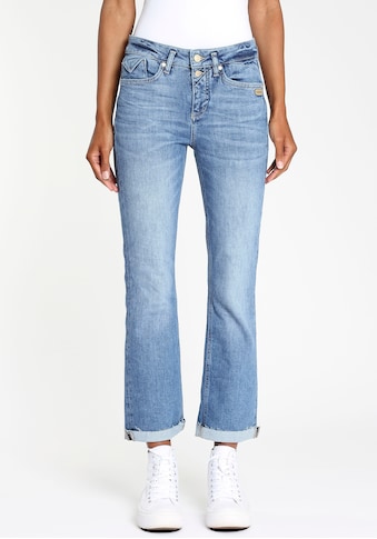 GANG Bootcut-Jeans »ELISA«, mit 2-Knopf Verschluss und umgeklappter Coinpocket kaufen