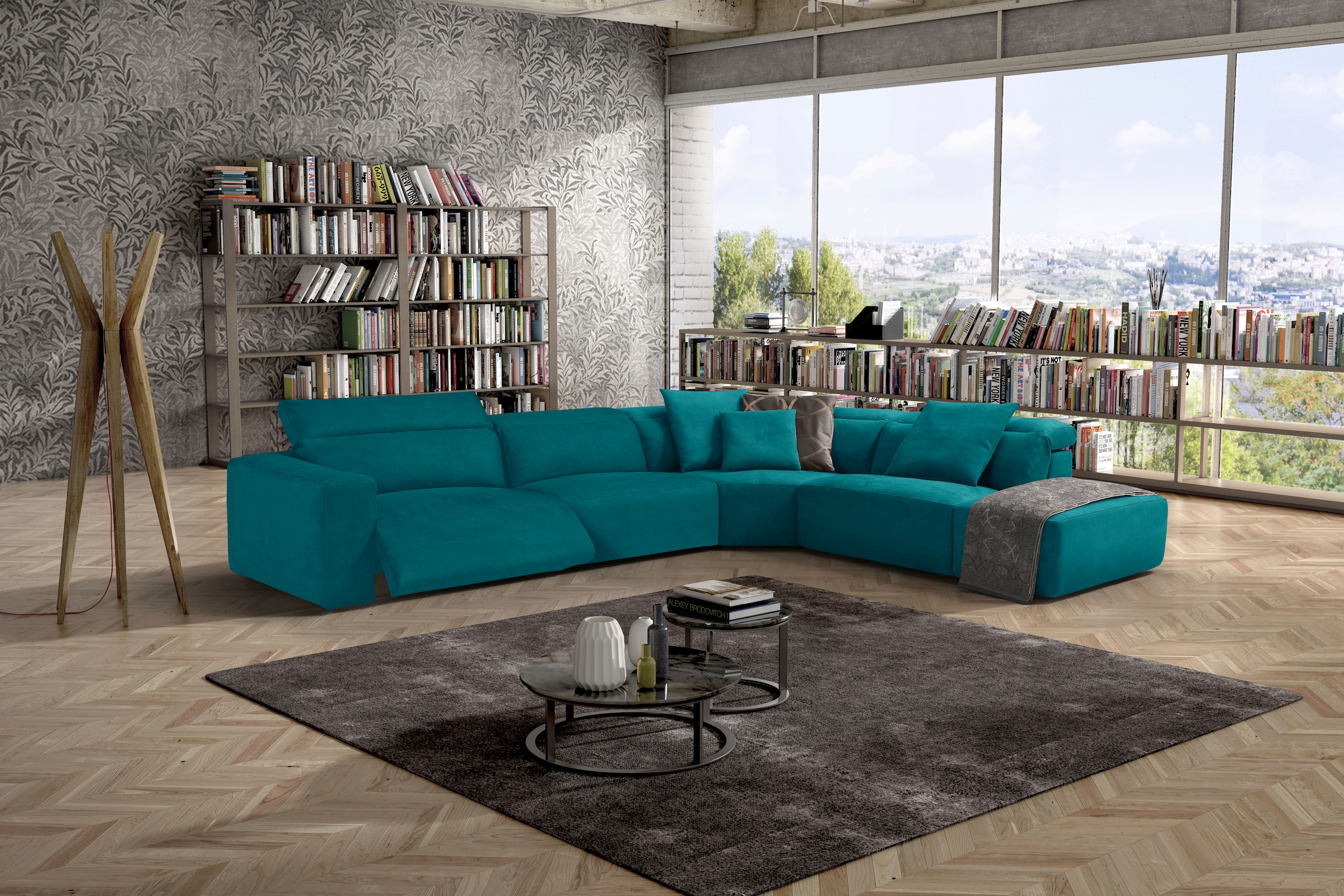 Egoitaliano Ecksofa »Beverly, extravangantes Designsofa mit erstklassigem S günstig online kaufen