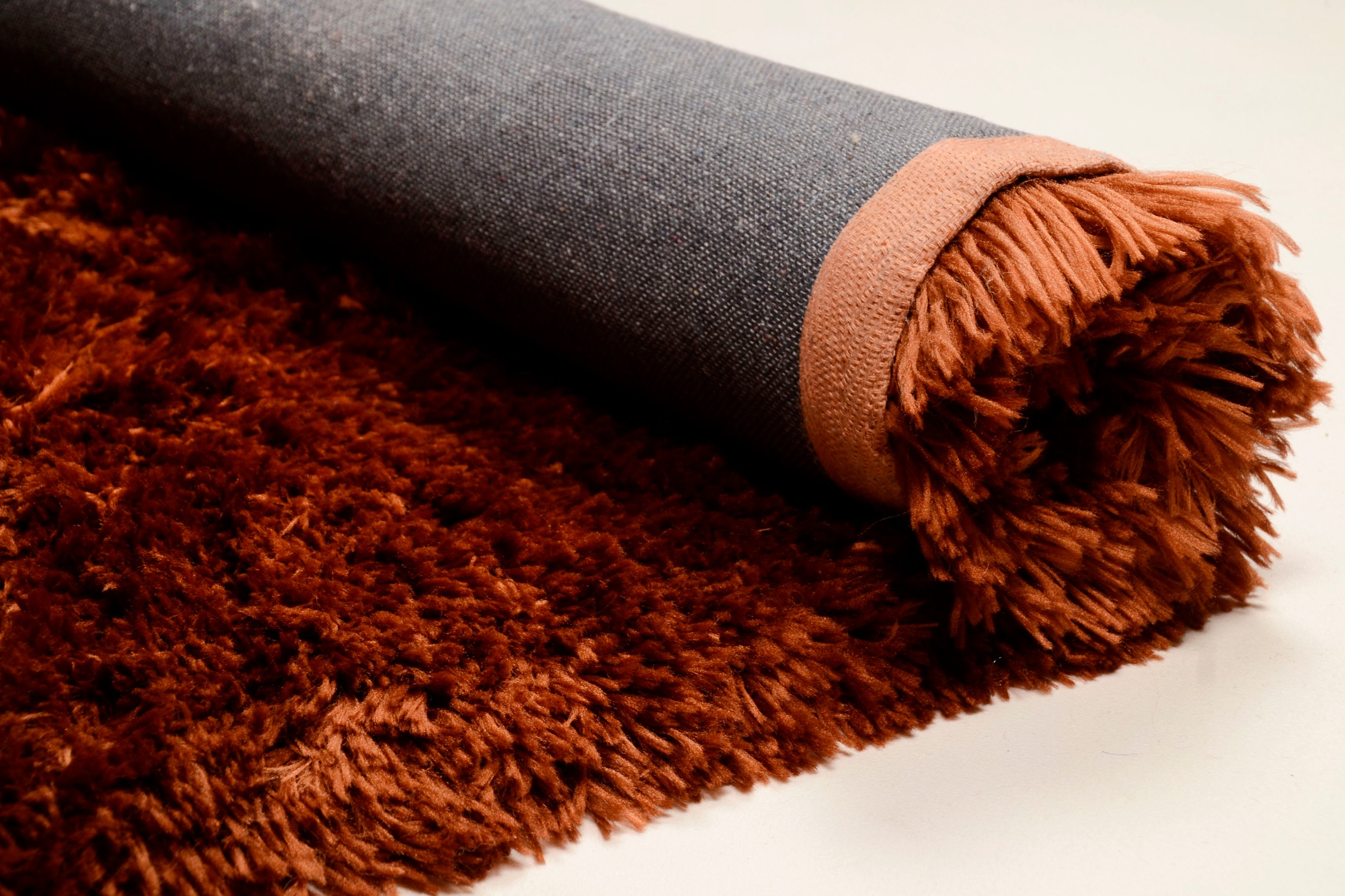 THEKO Hochflor-Teppich »Flokato«, rechteckig, 60 mm Höhe, Uni Farben, handgetuftet, flauschig weich, Wohnzimmer