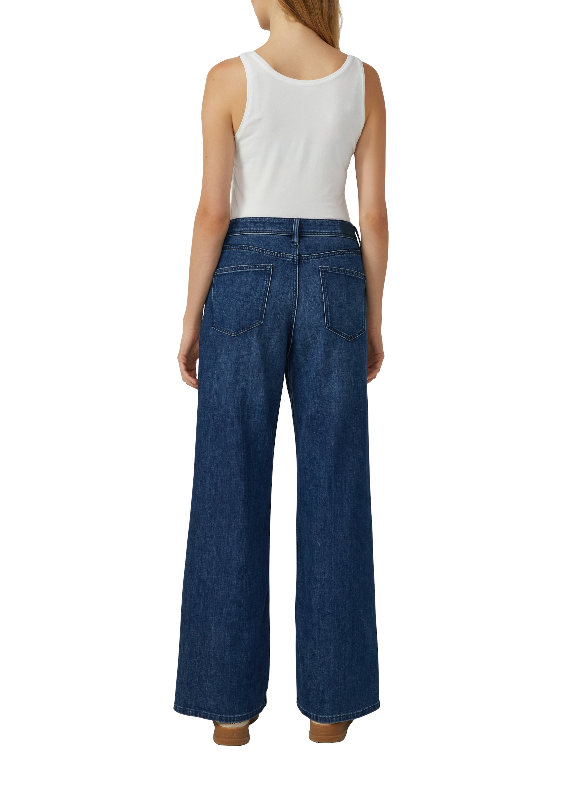 s.Oliver Tanktop, (2 tlg.), 2-er Pack, Sommertop, mit Stretch