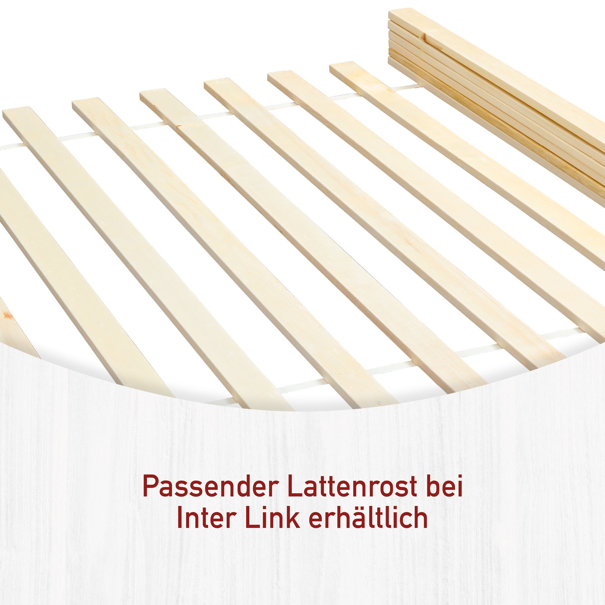 Inter Link Massivholzbett »Bett Maluno« Kiefer Massiv, ohne Lattenrost, 90/120/140/160/180 x 200 cm