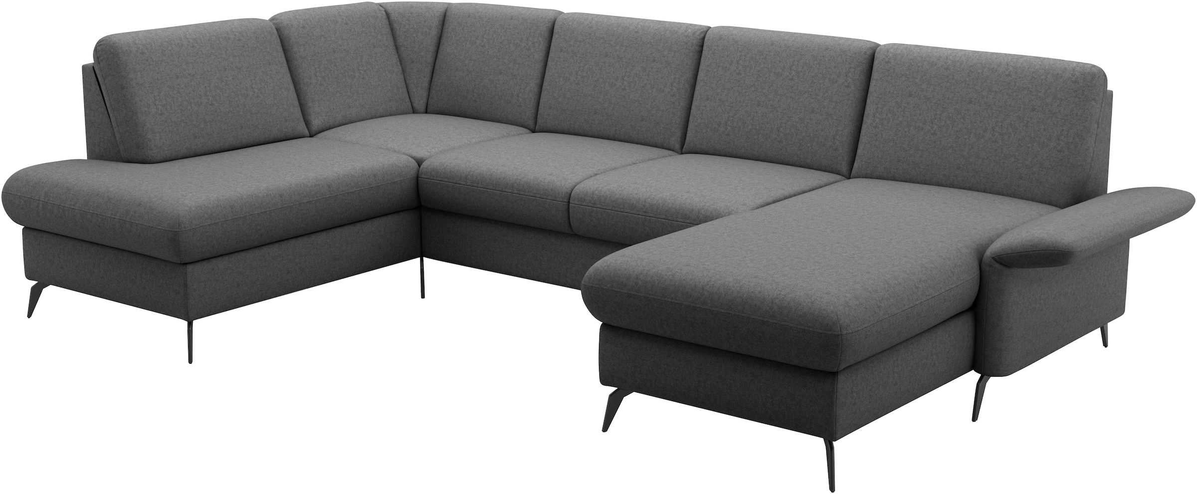 Home affaire Wohnlandschaft »Rochelle«, optional: Armteilverstellung, klappbar, Bettkasen