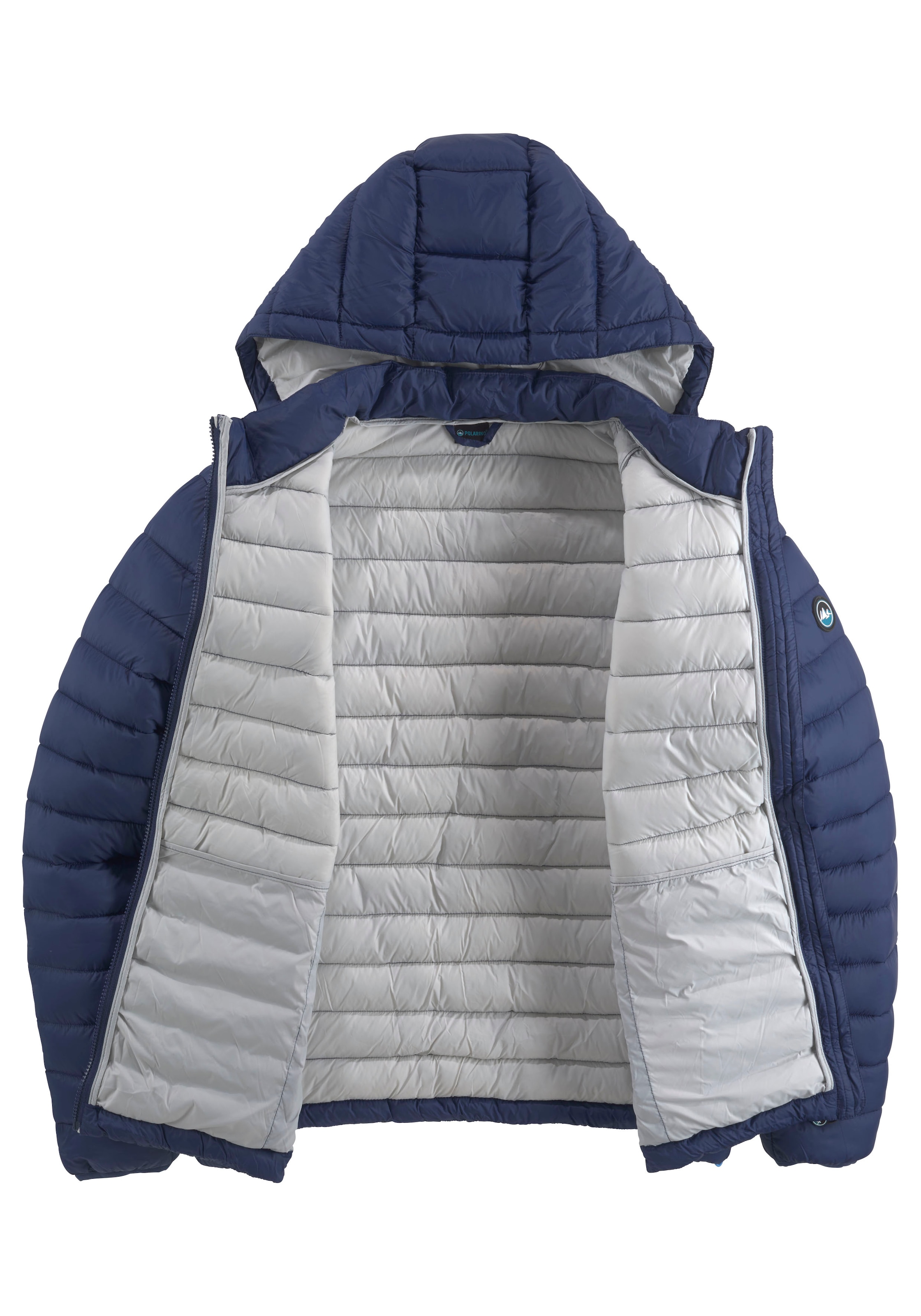 Polarino Steppjacke mit Kapuze Atmungsaktiv, winddicht, wasserabweisend