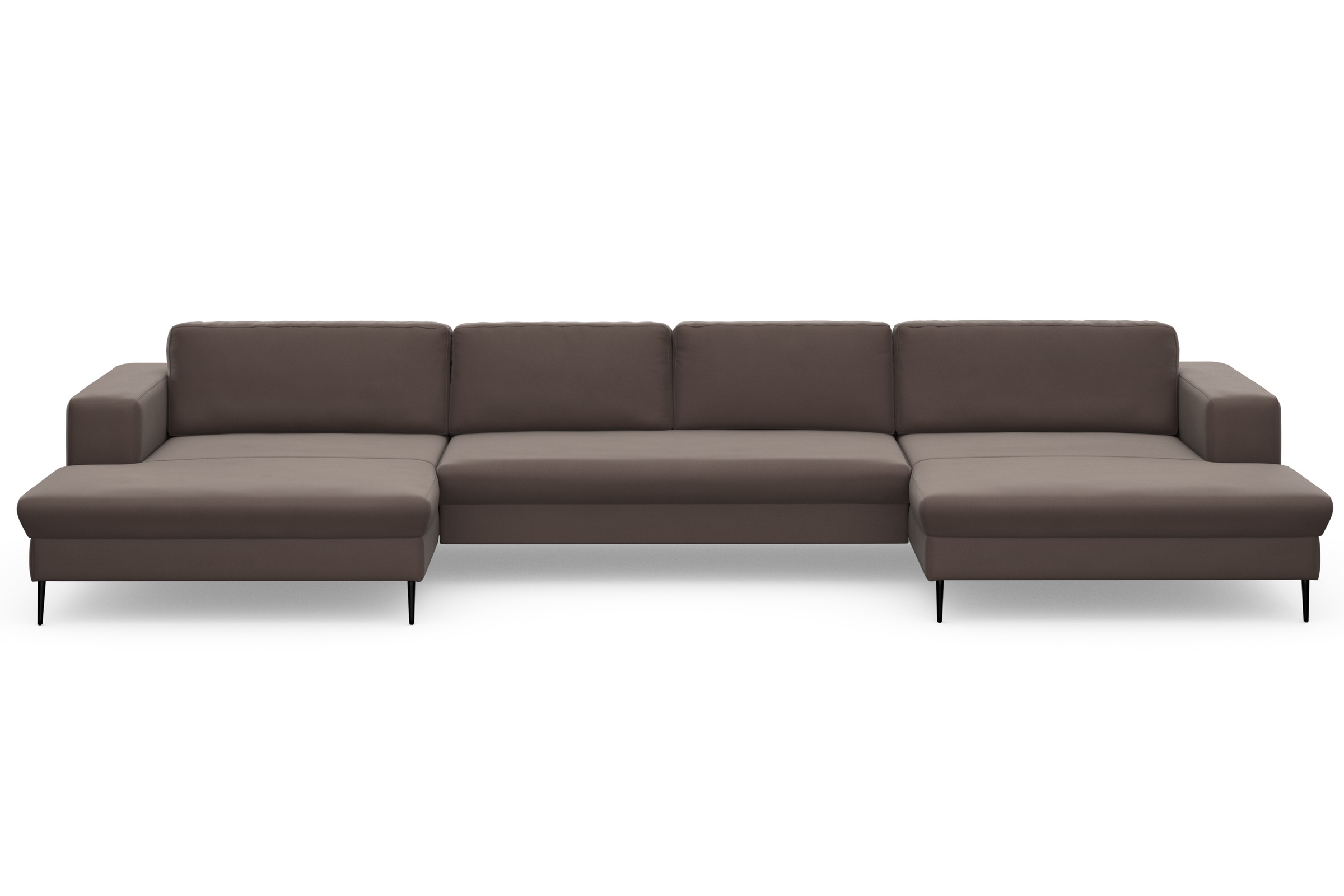 DOMO collection Wohnlandschaft »Modica U-Form aktuelles, kubisches Design m günstig online kaufen