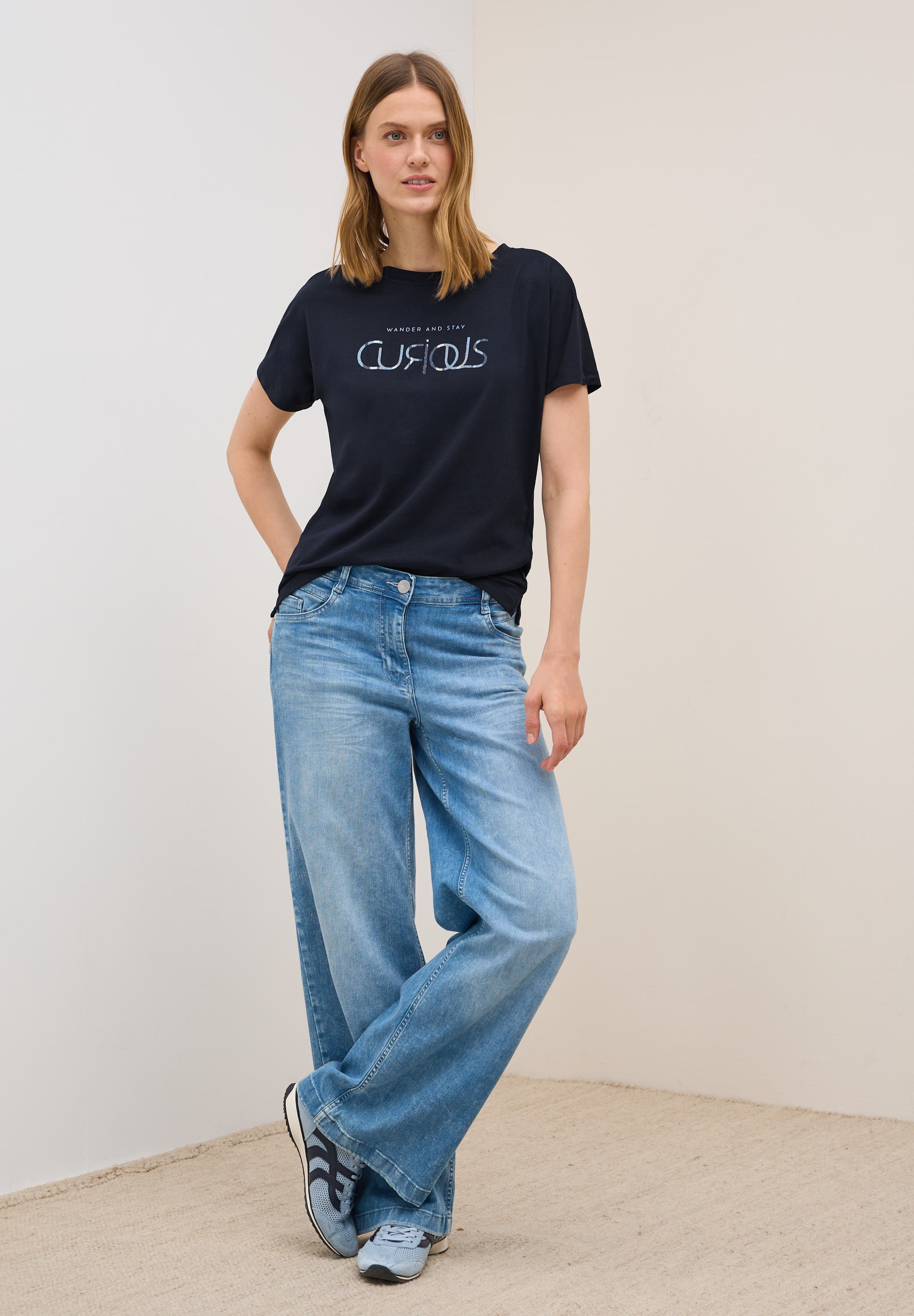 Cecil T-Shirt, mit Wording