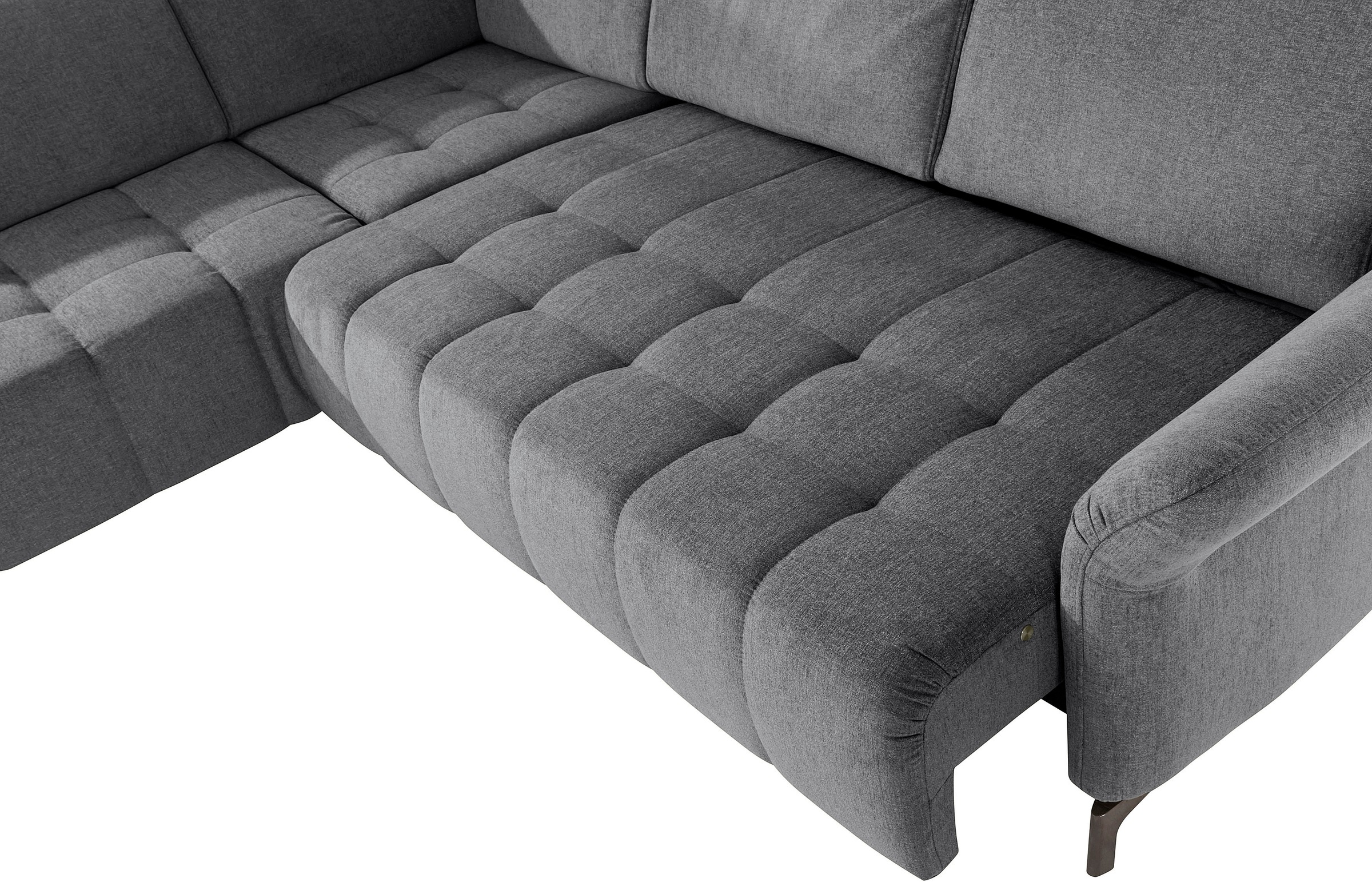 INOSIGN Ecksofa »Fresh L-Form«, Federkern, wahlweise Kopfteilverstellung und motorischer Vorziehsitz