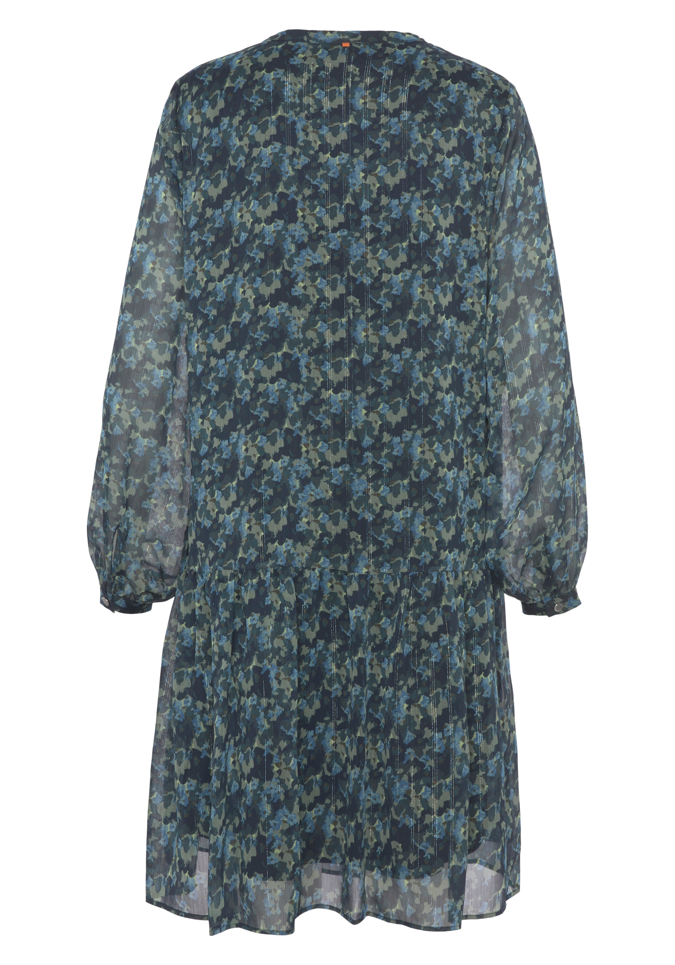 BOSS ORANGE Blusenkleid »Dalliana Premium Damenmode«, mit abstraktem Alloverdruck