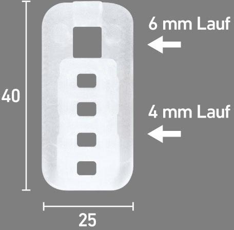 Good Life Feststeller »Tim«, (Packung, 4 St.), für Vorhangschienen und -stangen 4/6 mm