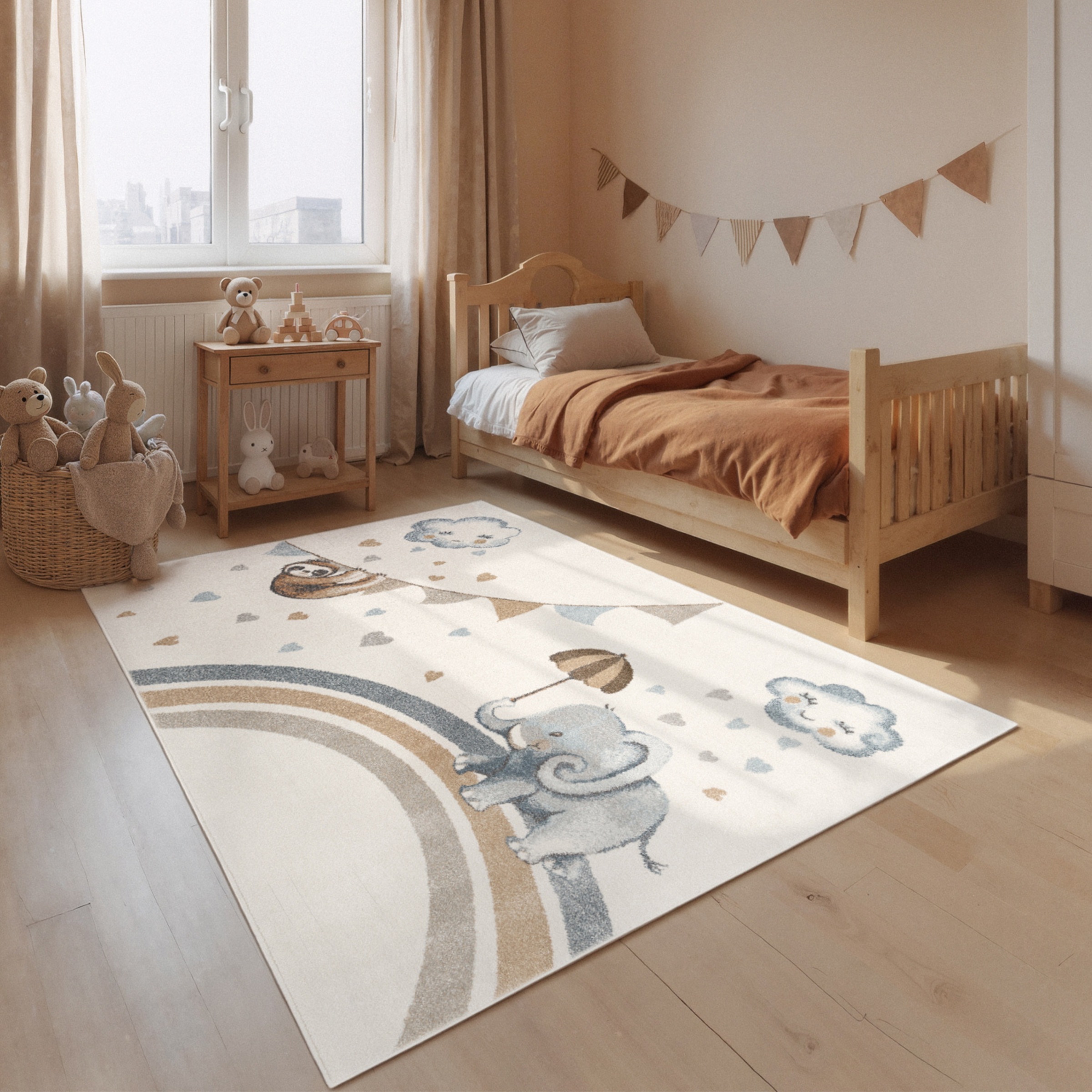 Villeroy & Boch Kinderteppich »Walk like an Elephant Rainy Party« rechtecki günstig online kaufen
